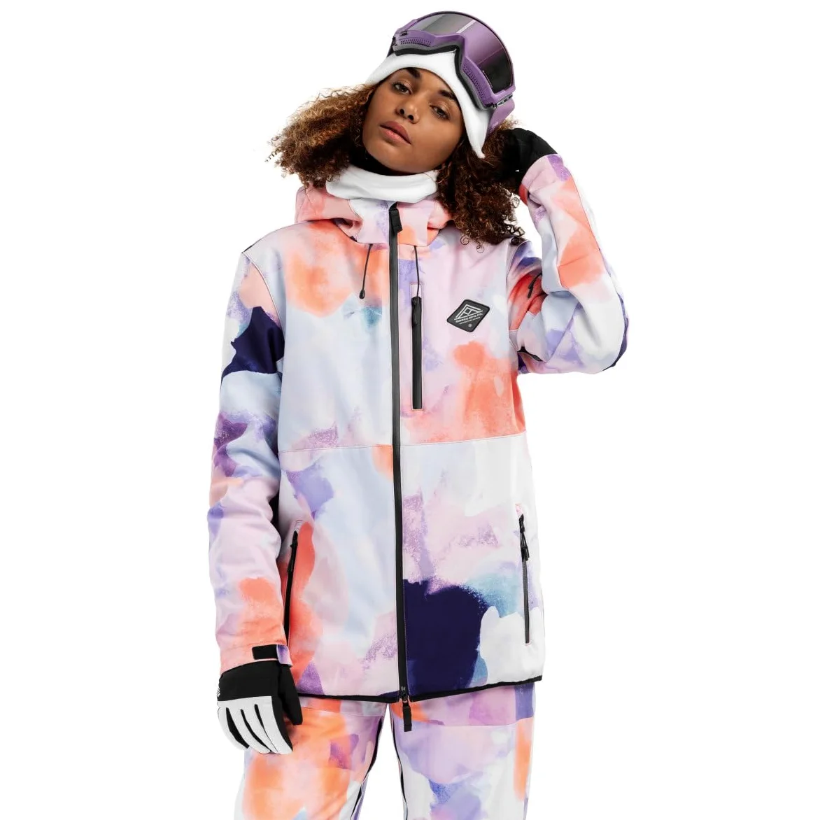 SIROKO - Kurtka Narciarska Softshell dla Kobiet Siroko W2-W Chréa - XS - Wielokolorowy
