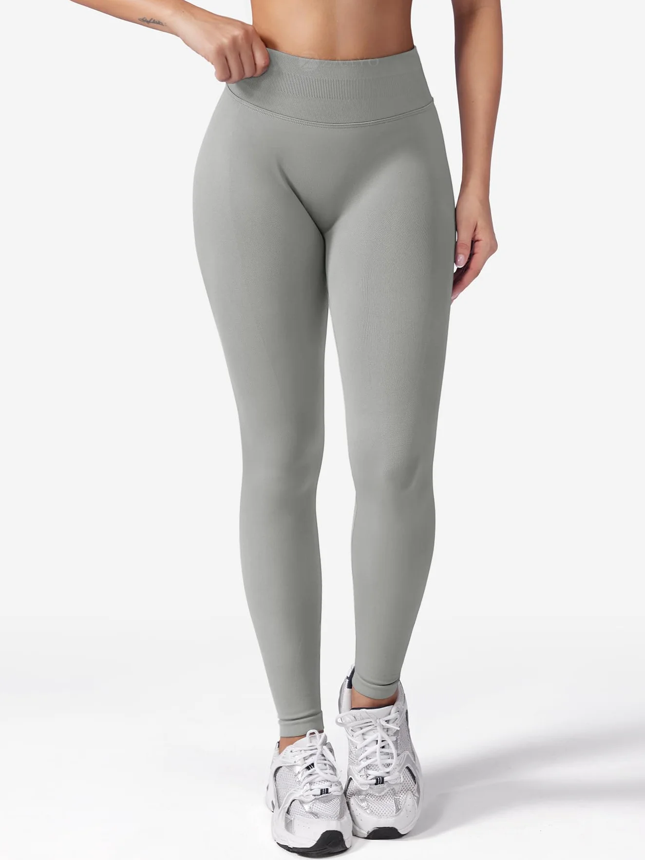 ZAAYO Legginsy sportowe bezszwowe z wysokim stanem push up