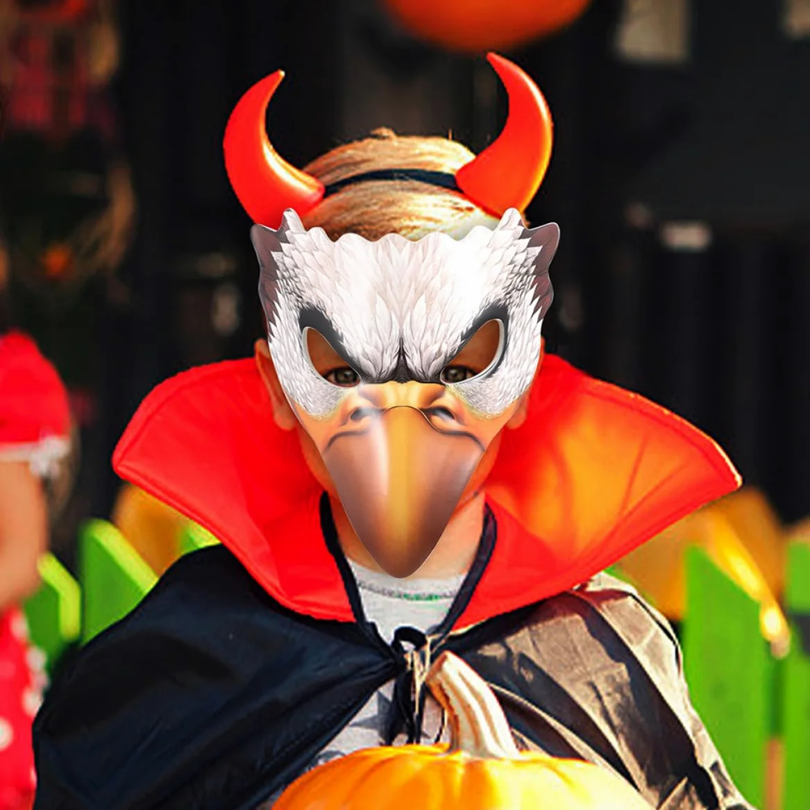 4 sztuki maski zwierzęce, półmaska dla kobiet, maskarada, maska na imprezę, Halloween, maskarada, maskarada, maskarada, maskarada, maska dla ptaków, 4 sztuki
