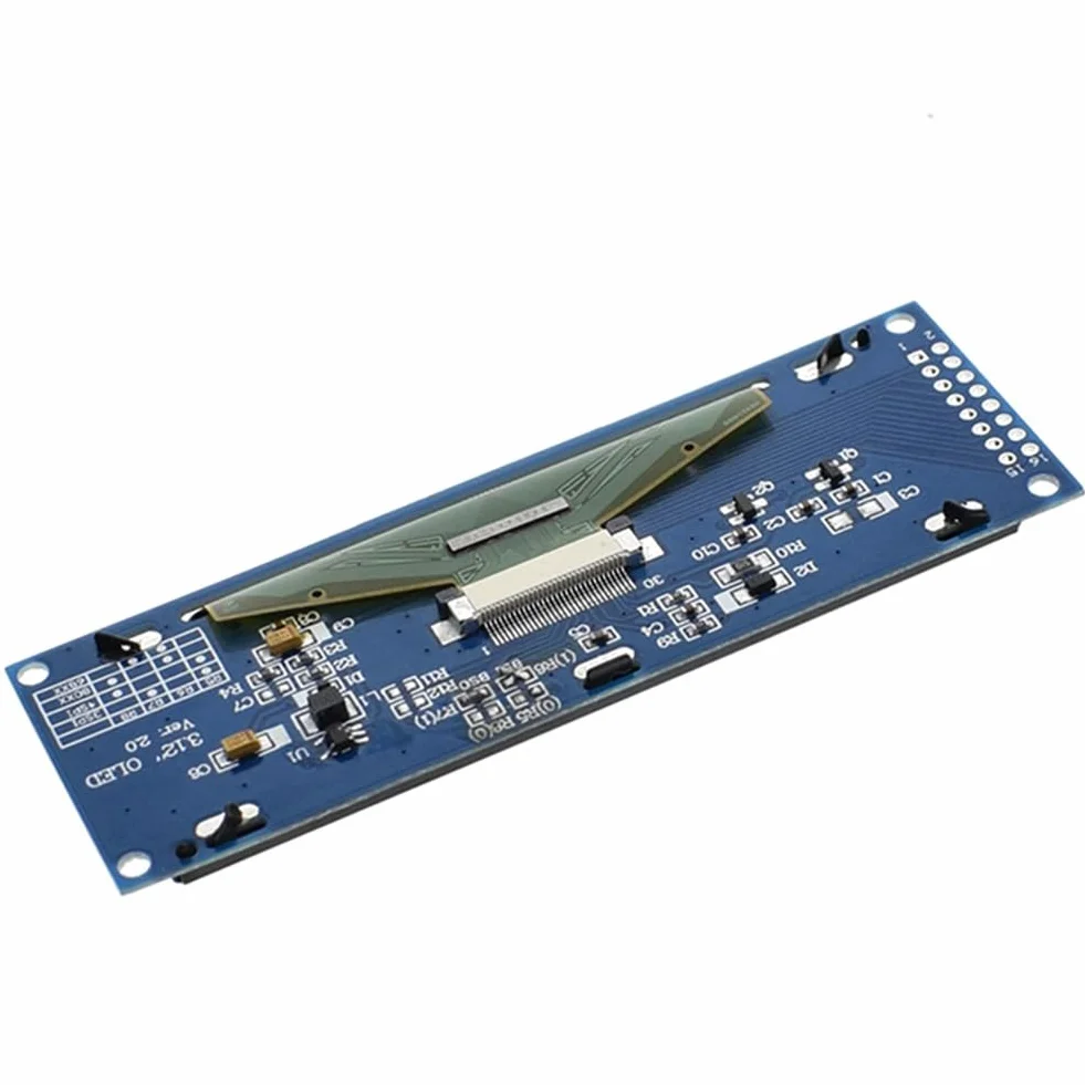 Wyświetlacz OLED 3,12 256x64 SSD1322 Sterownik Moduł Graficzny LCD Lutowanie Równoległe/SPI dla /C51 Biały