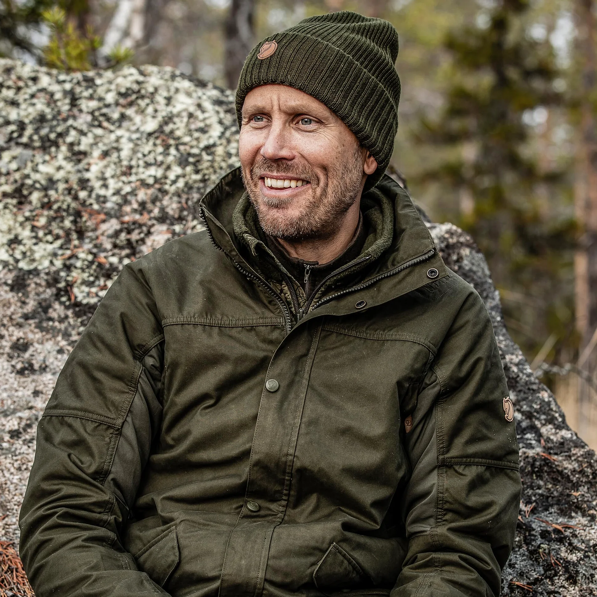 FJALLRAVEN Męska kamizelka Forest Hybrid Jacket M