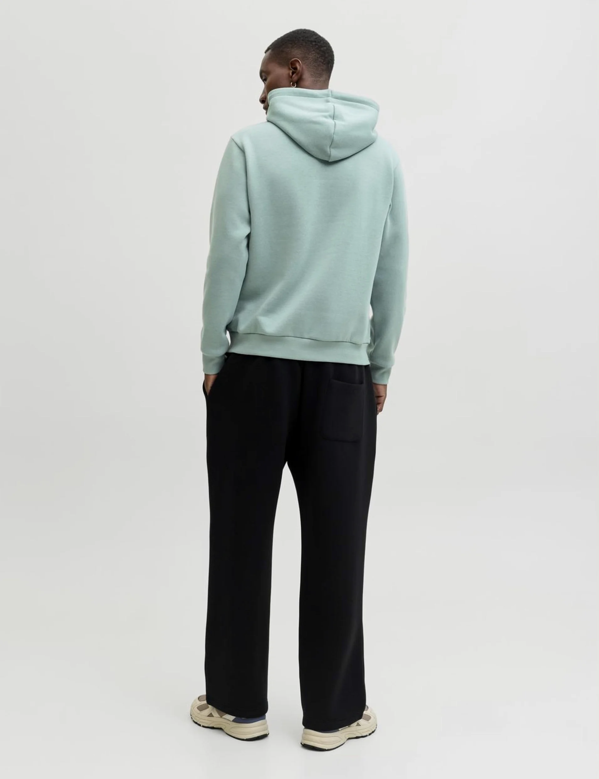JACK & JONES Jjebradley Sweat Hood Noos, Mineral Blue, M