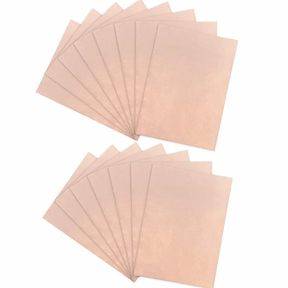 Płytka miedziana 15 szt., jednostronna płyta miedziana, płytki drukowane do kotłów, płyty miedzianej PCB, płyta miedziana - 7 x 10cm, 1,6 mm w bakelicie FR-1 94Hb