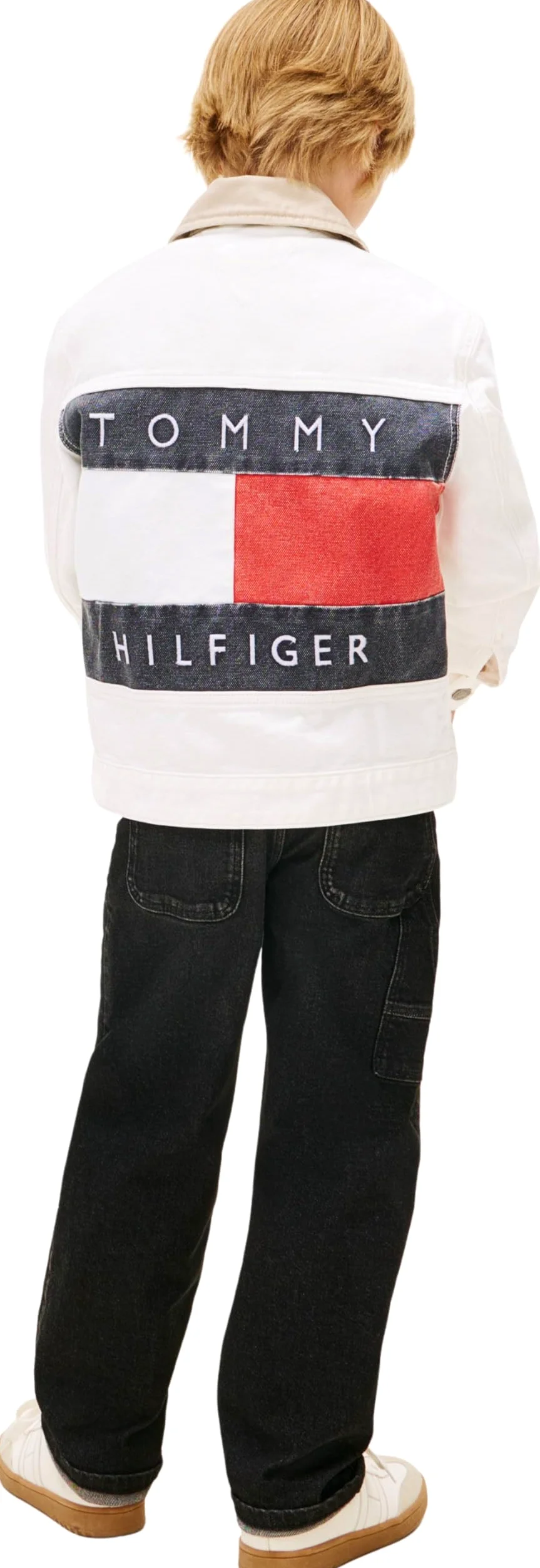 Tommy Hilfiger Kurtka Trucker Chłopcy Heritage Flag Denim Trucker Kb0kb10082
