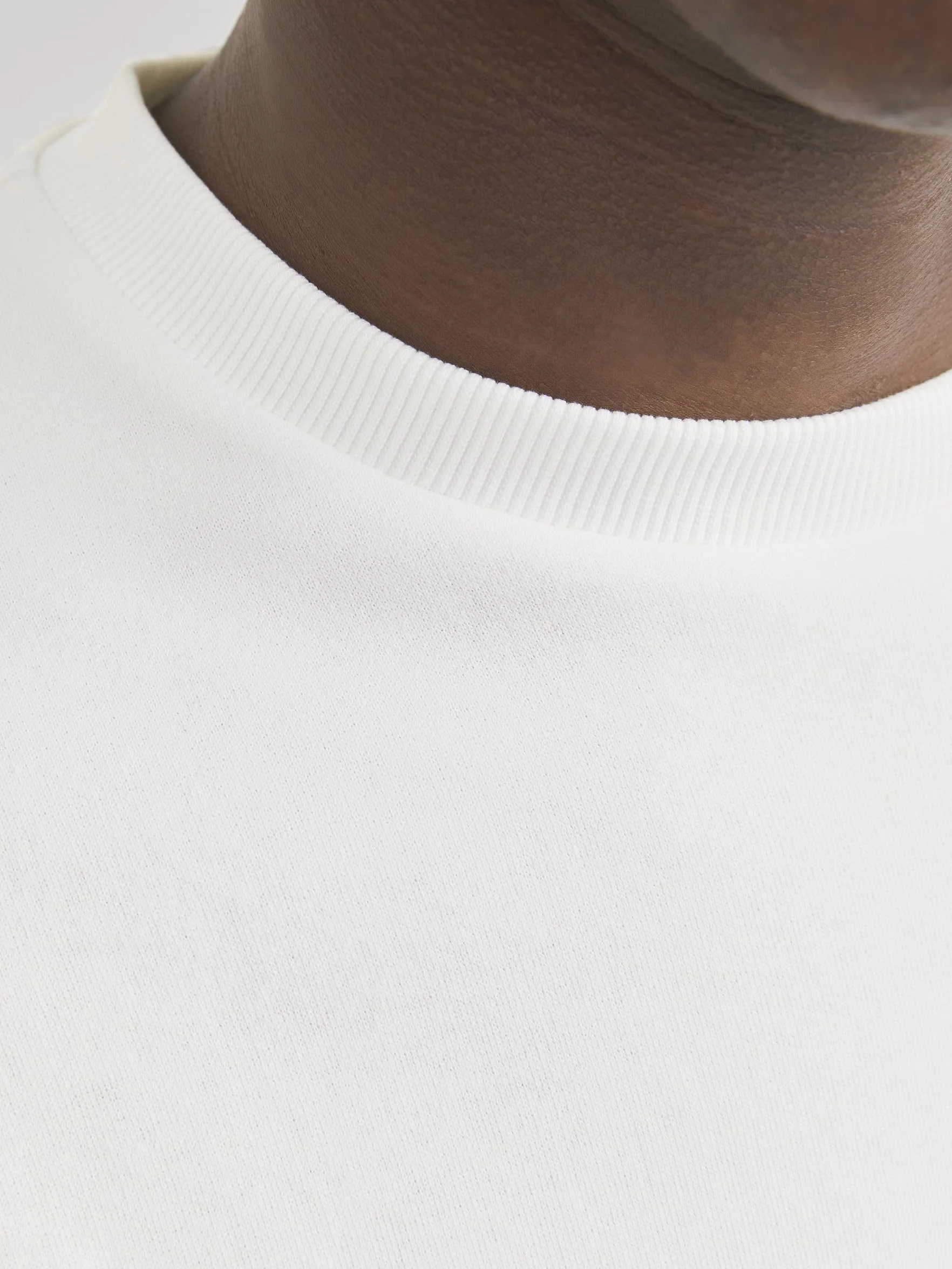JACK & JONES Jjebradley Sweat Crew Noos męskie Cloud Dancer L