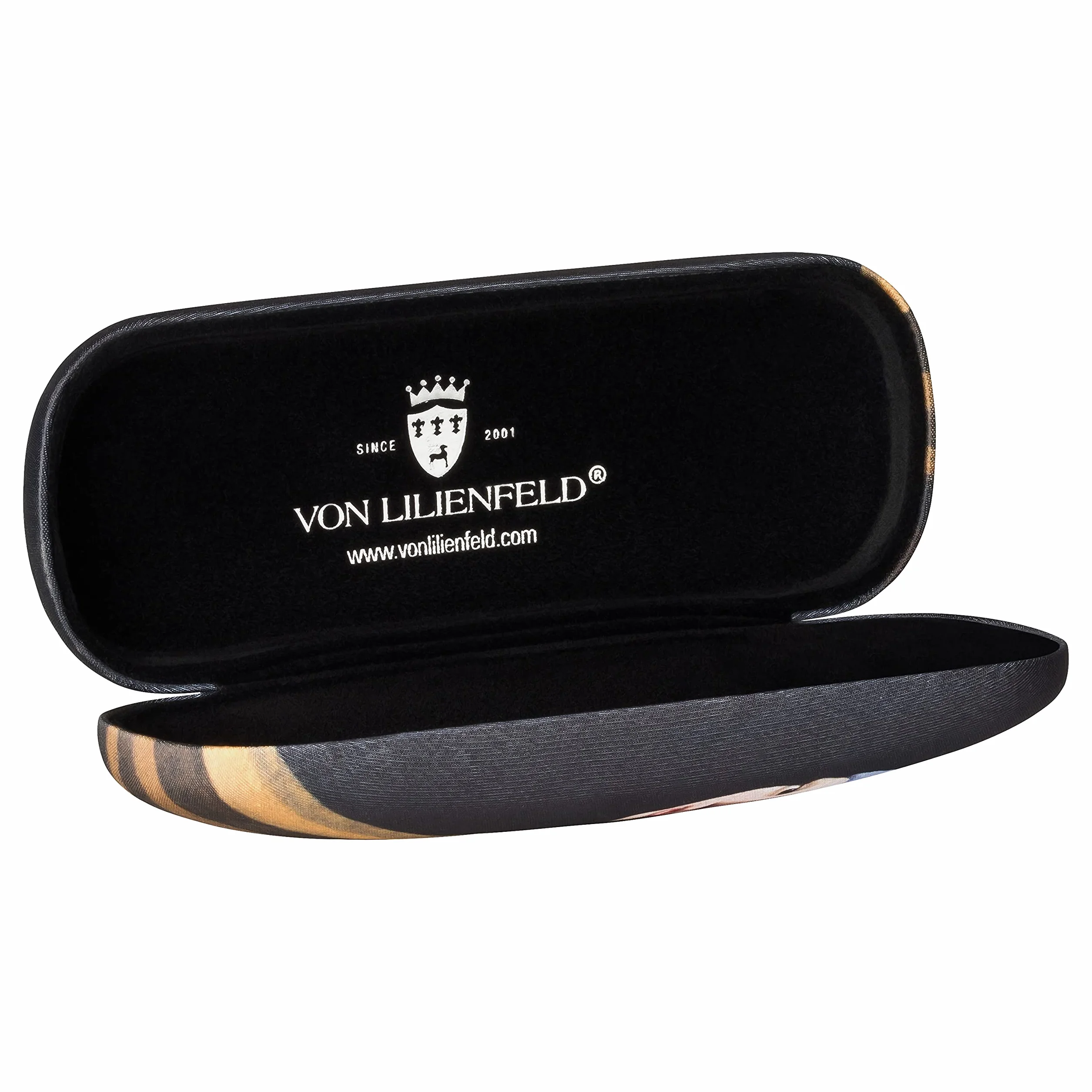 VON LILIENFELD etui na okulary Jan Vermeer dziewczynka z perłowymi kolczykami ściereczka z mikrofibry twarde pokryte materiałem