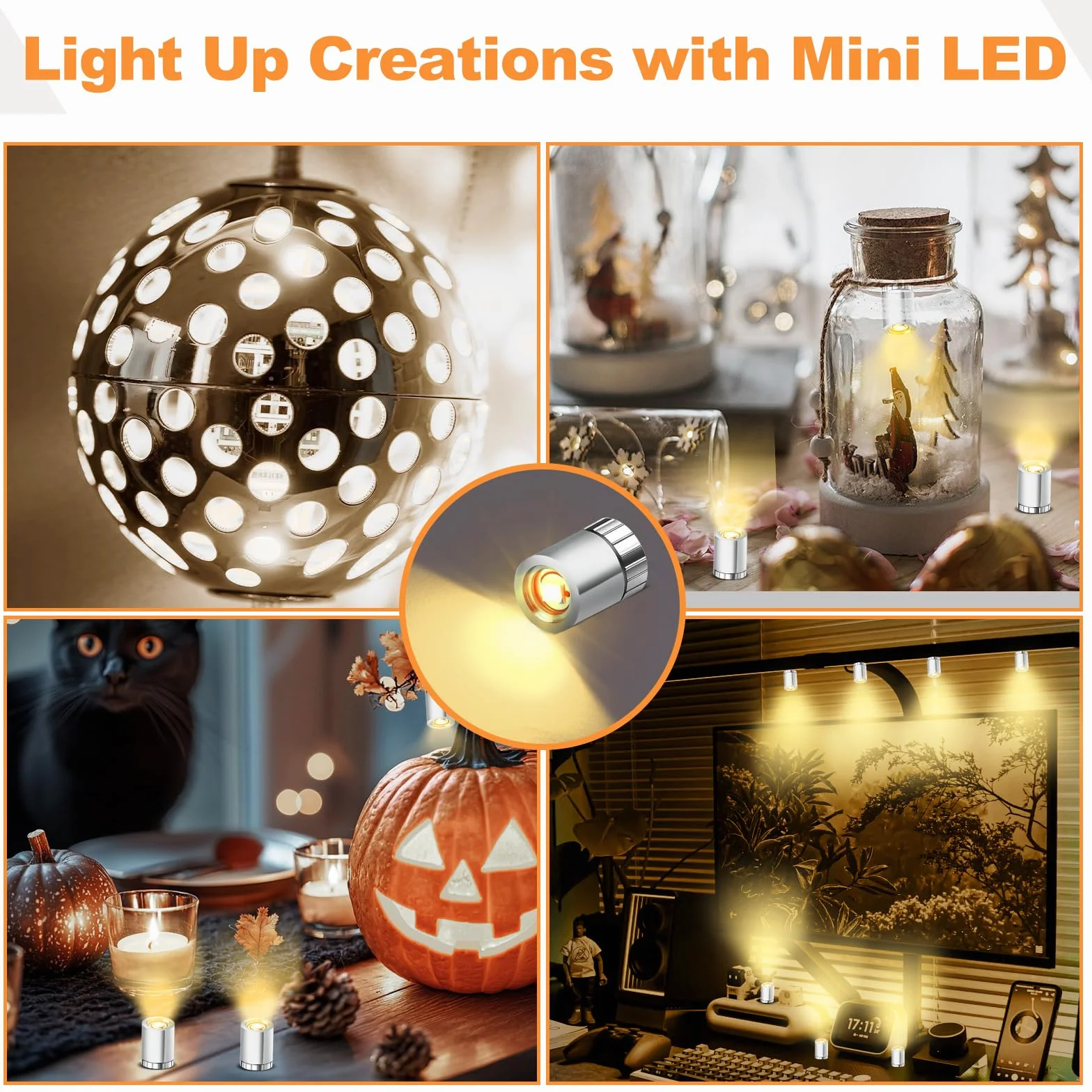 10 sztuk mini lampa LED, mała lampa Led na baterie, mała lampka do domku dla lalek, miniaturowa lampa Led do dekoracji imprezowych, witryn sklepowych, DIY, oświetlenie domku dla lalek (ciepła biel)