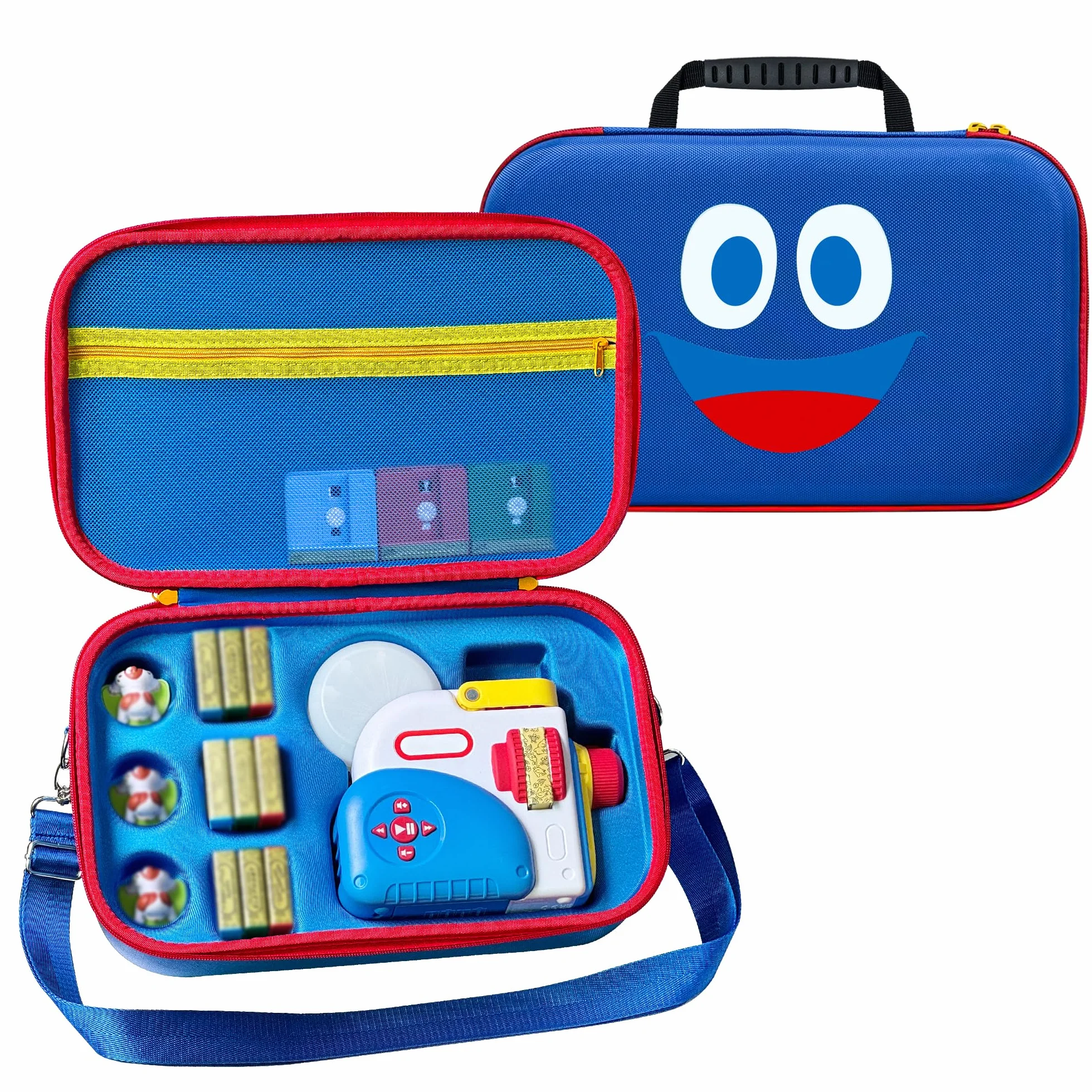 Etui kompatybilne z Little Tikes for Story Dream Machine Books zestaw startowy, pojemnik ochronny na zabawki na małe tiki do odtwarzania dźwięku z historii, prawdziwa kolekcja postaci dla małych