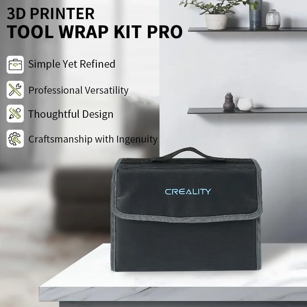Creality Oficjalny zestaw narzędzi do drukarki 3D, zestaw narzędzi do drukarki 3D, 74 sztuki zestaw narzędzi do drukarki 3D z torbą do przechowywania, profesjonalny zestaw akcesoriów do drukarki 3D