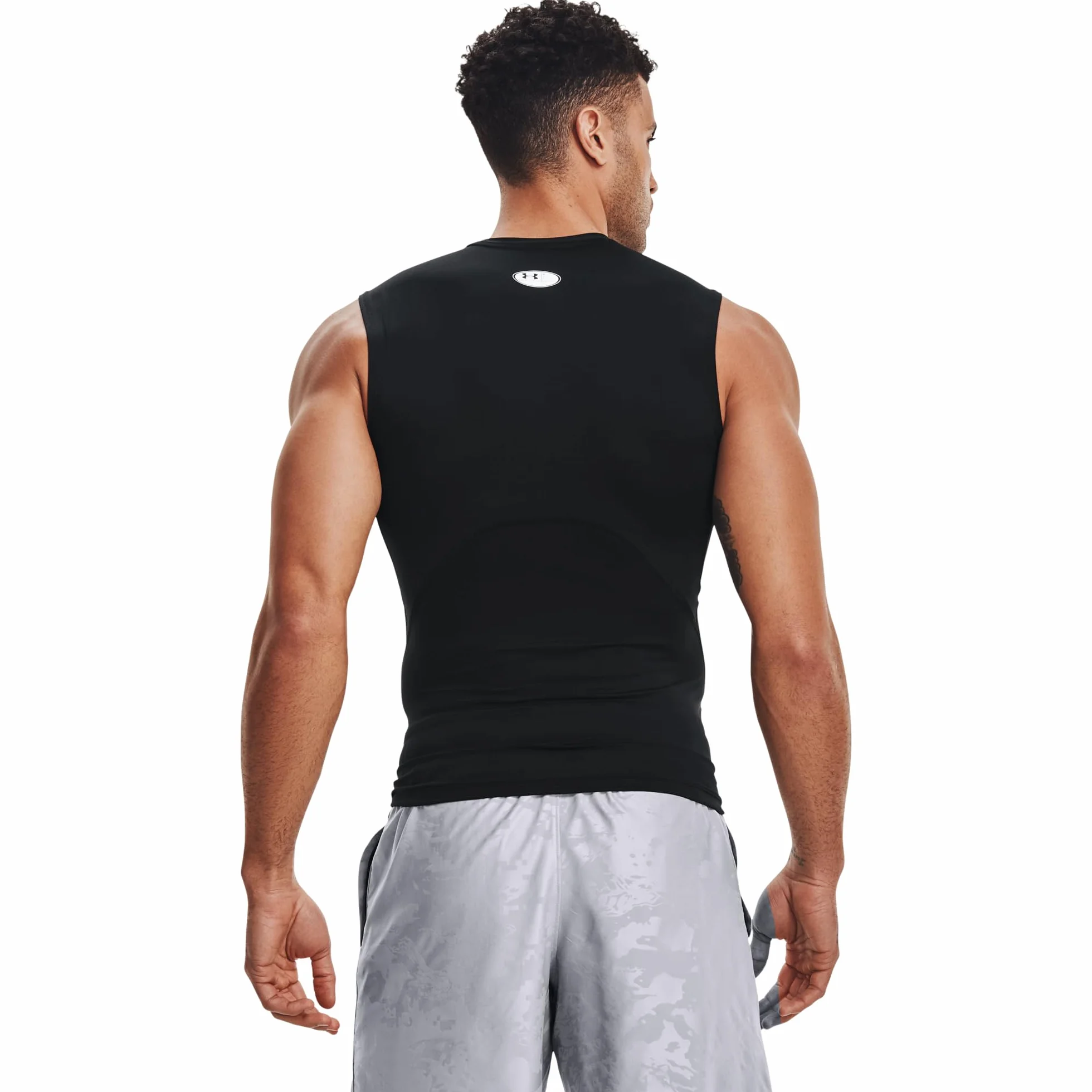 Under Armour Mężczyźni Heatgear Armour Comp Sl Bezrękawnik, Czarny, XL