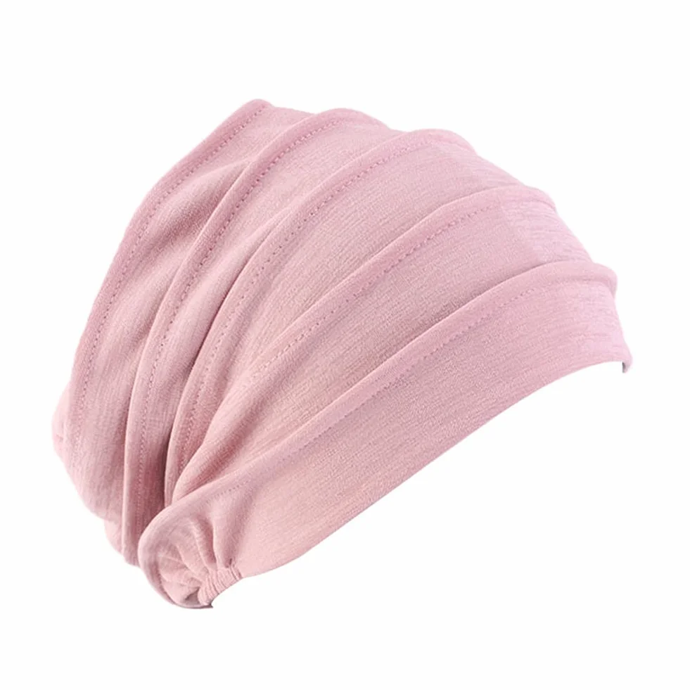 Czapka turbanowa bawełniana dla kobiet beanie nakrycie głowy