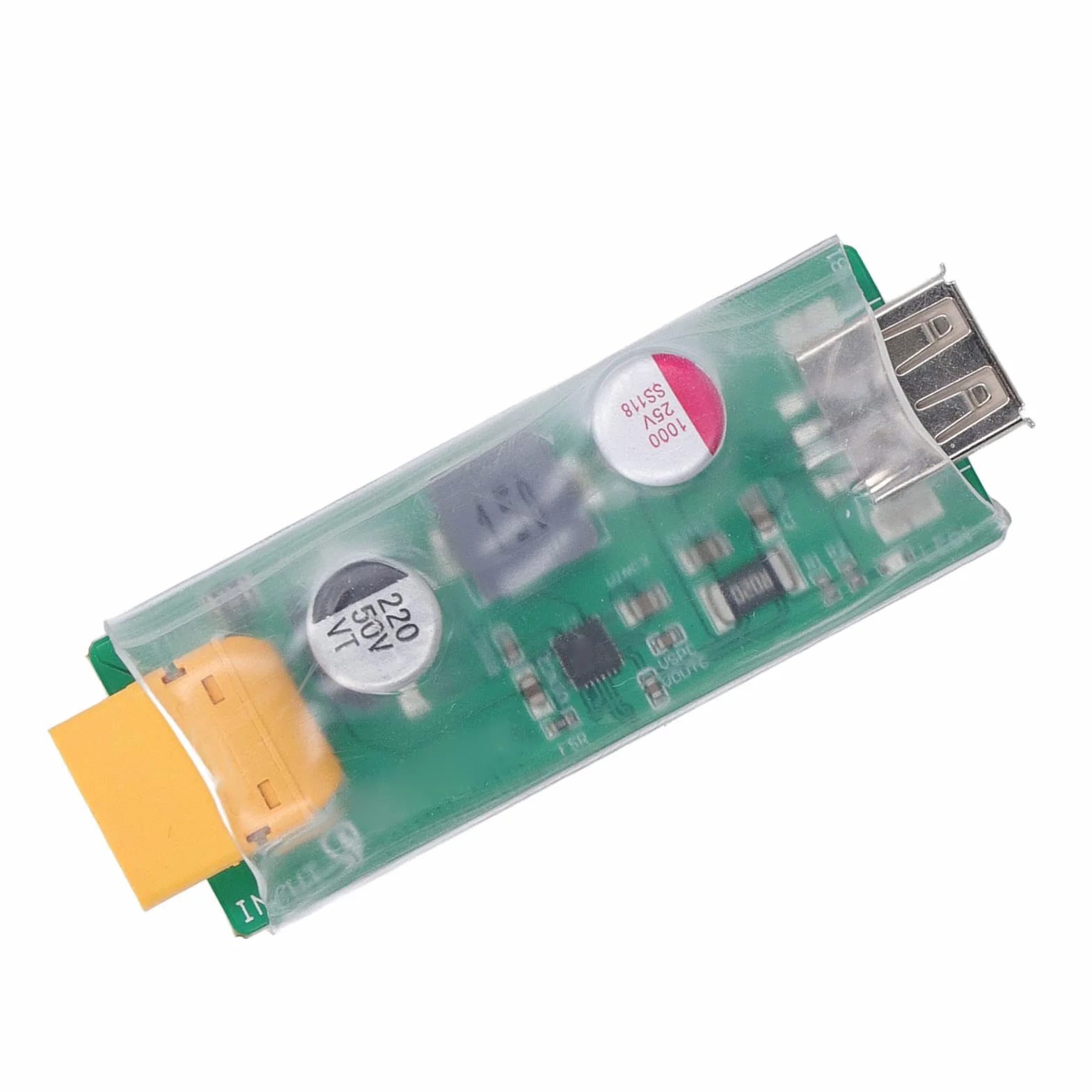 Konwerter ładowania XT60 na USB Multi Protection Round Hole3 Interfejsy Plug and Play Materiał PCB Moduł Konwersji ładowania USB dla Prawie Wszystkich urządzeń Elektronicznych