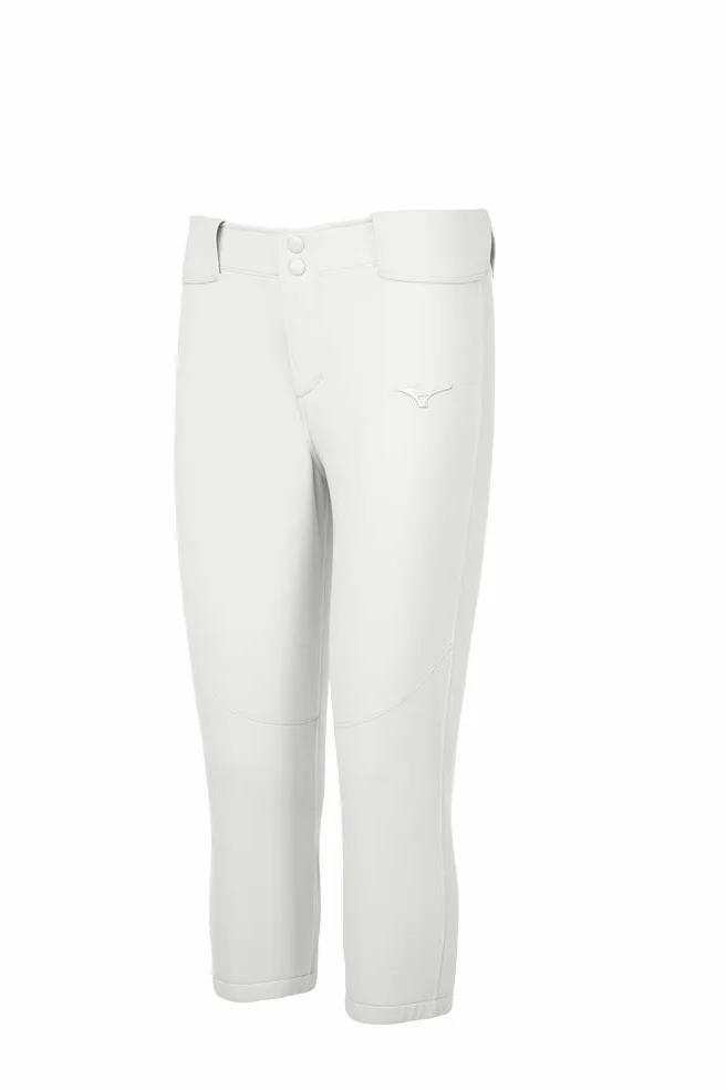 Mizuno Mizuno Girl's Belted Stretch Softball Pant - Spodnie softball Dziewczynki