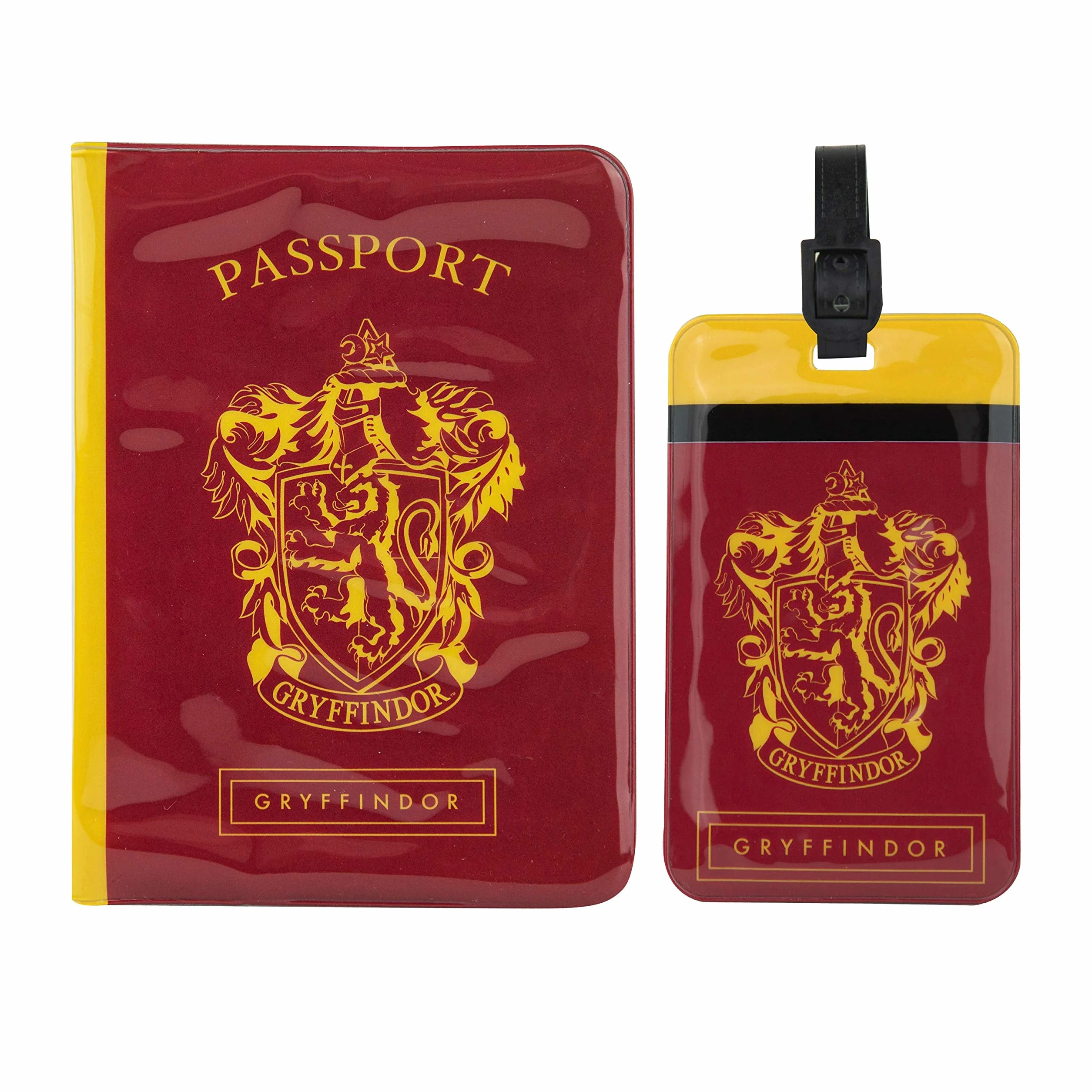Harry Potter Zestaw przywieszka i okładka na paszport Gryffindor