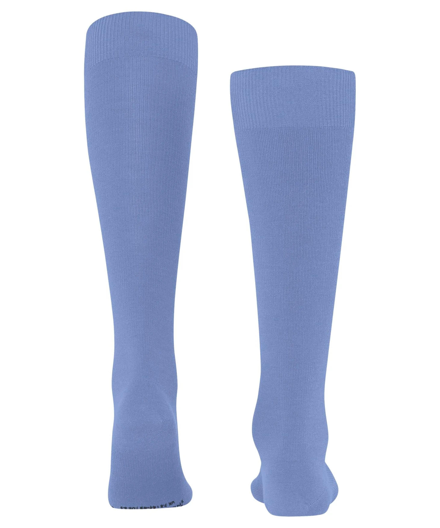 FALKE Mężczyźni Podkolanówki Energizing Wool M Kh Wełna Merynosa kompresyjne 1 Para, Niebieski Cornflower Blue 6554, 39-40