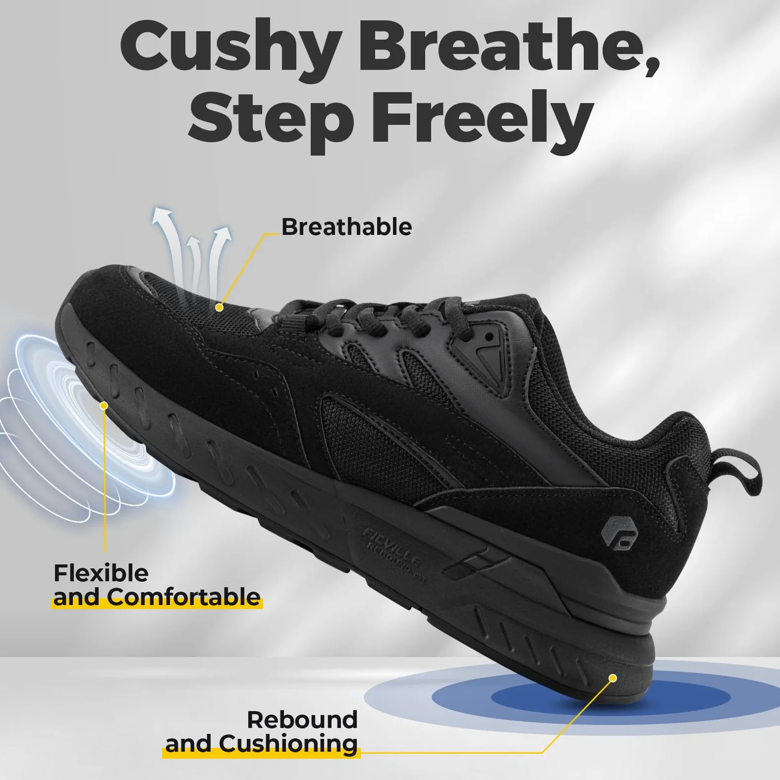 Fitville Extra Wide Buty Do Biegania Damskie Sportowe Buty Do Chodzenia Lekkie Fitness Wygodne Trampki Dla Szerokie Stóp