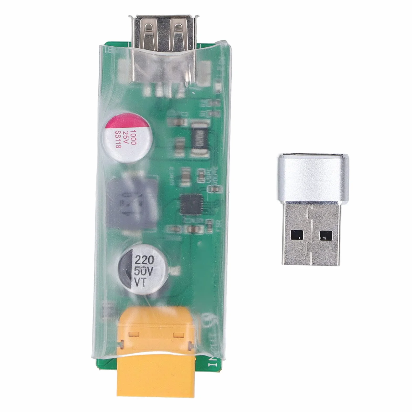 Konwerter ładowania XT60 na USB Multi Protection Round Hole3 Interfejsy Plug and Play Materiał PCB Moduł Konwersji ładowania USB dla Prawie Wszystkich urządzeń Elektronicznych