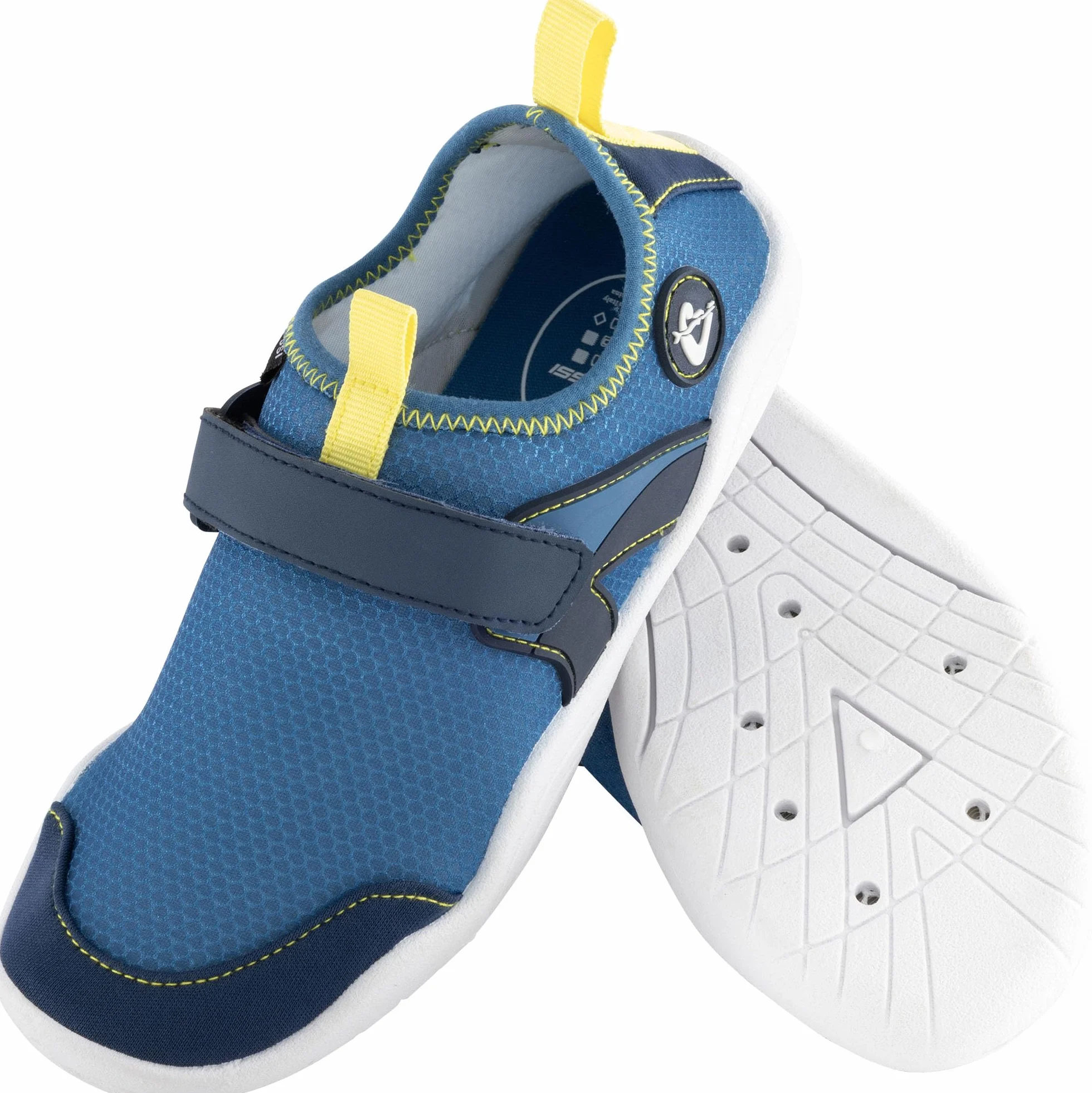 CRESSI Lunar Shoes Blue/Lime 29 - Buty Junior Idealne do odkrywania wodnego świata, idealne na letnie przygody, niebieskie/limonkowe, 29