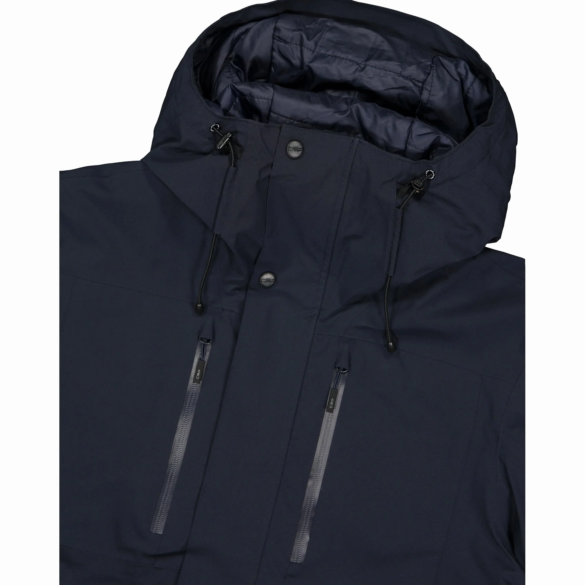 CMP Kurtka narciarska z kapturem Black Blue 56