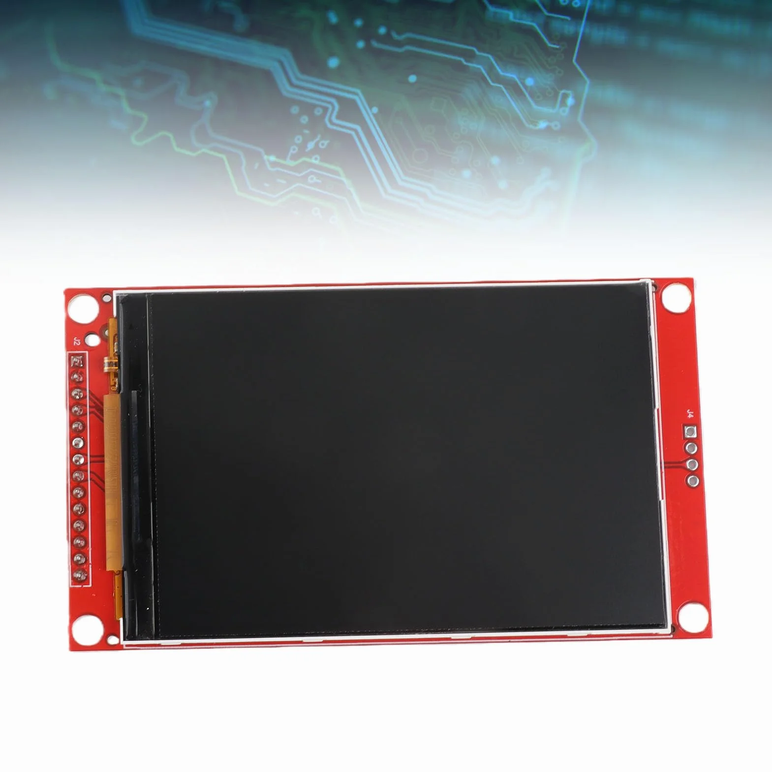 Moduł wyświetlacza LCD, 3,5-calowy moduł wyświetlacza LCD TFT 480 x 320, 4-żyłowy interfejs SPI, układ sterownika ILI9488, mini moduł wyświetlacza TFT do majsterkowania elektronicznych 3,3 V ~ 5 V