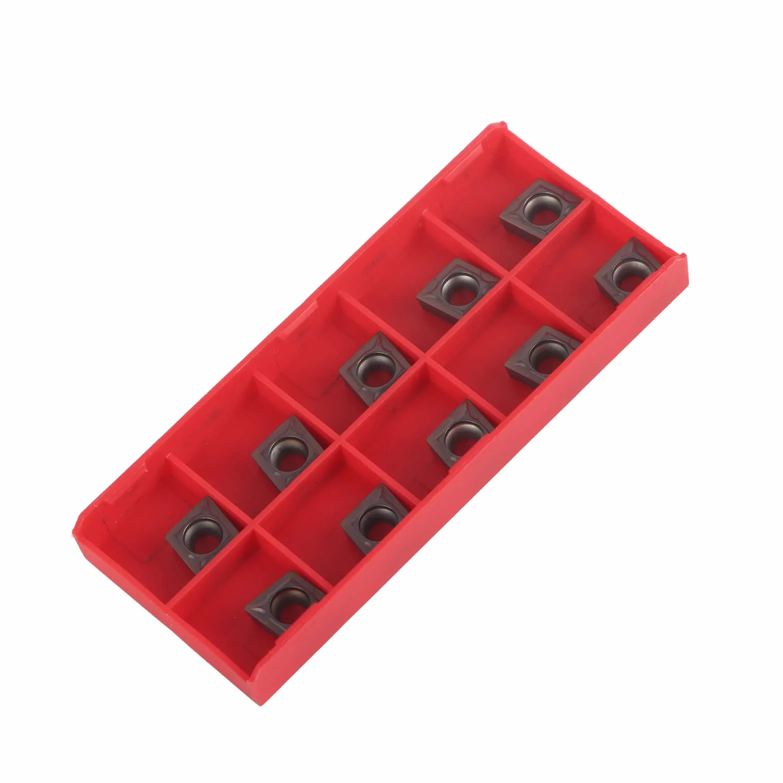 10 Sztuk Wkładki z Węglików Spiekanych CNC, Ostrze z Węglika Spiekanego, Narzędzie Tokarskie, z Pudełkiem do Obróbki Stali Nierdzewnej CCMT09T304 VP15TF