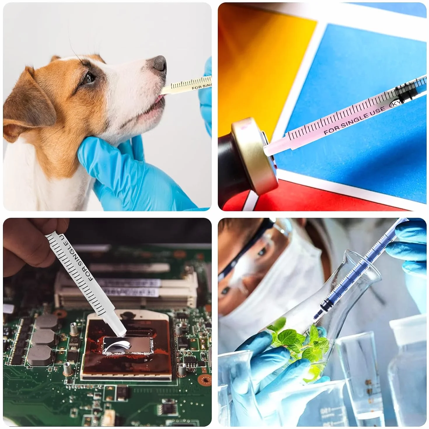 40 sztuk strzykawek 1 ml, małe, sterylne, plastikowe, strzykawki z nasadką, strzykawki do pomiaru i dozowania płynów, do karmienia małych zwierząt, pakowane pojedynczo strzykawki jednorazowe