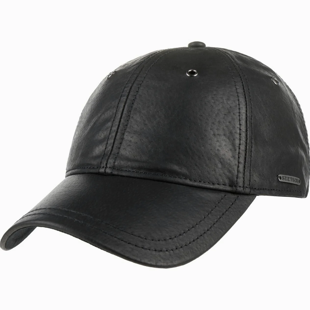 Stetson Joes Leather CapKobiety/Mężczyźni - czapka z daszkiem skórzana czapki ze skóry nappa bejsbolówka Metalowa sprzączka, Zima Jesień Lato
