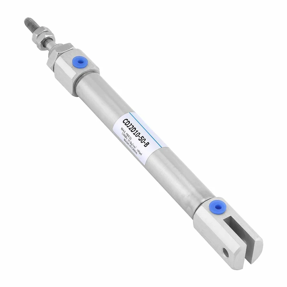 Miniaturowy Cylinder Pneumatyczny ze Stali Nierdzewnej 1 szt., Cylinder Pneumatyczny Narzędzia do Uszczelniania Silikonu, Cylinder Pneumatyczny Dwustronnego Działania 50 Mm / 2