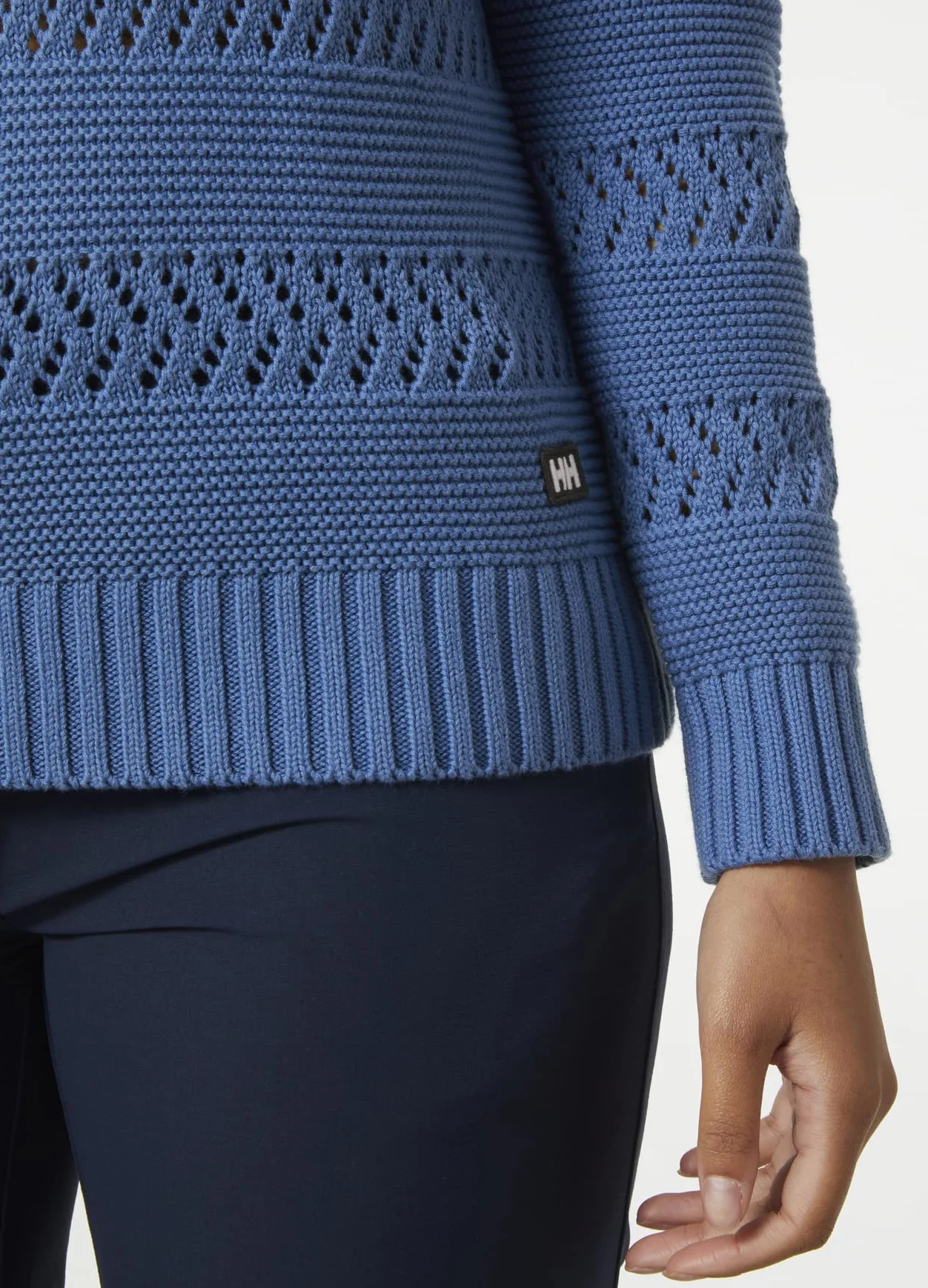 Helly Hansen Damski sweter W Pier Pointelle Azuryt M
