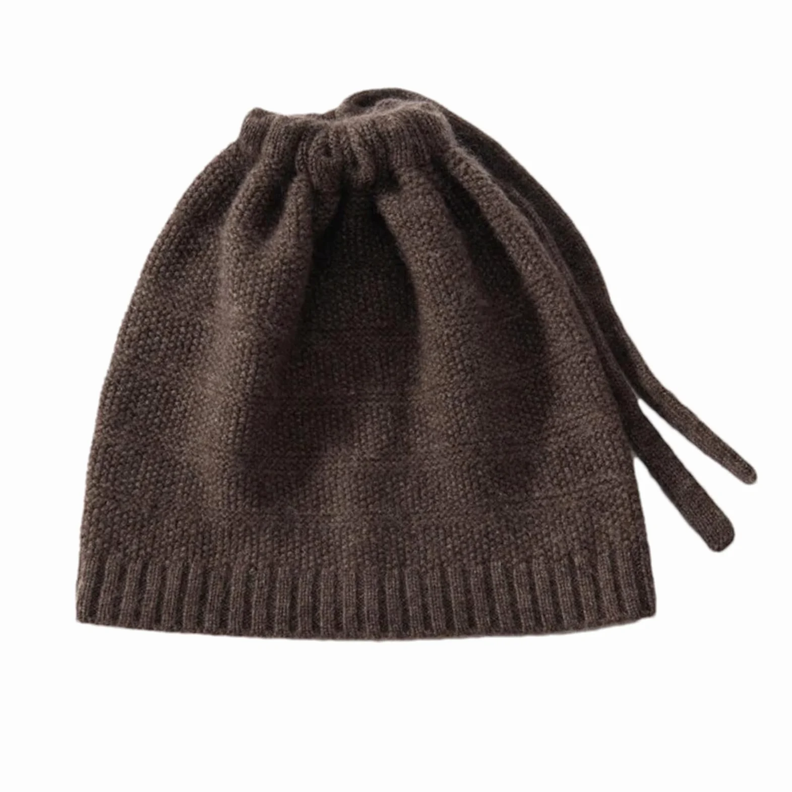 Kaszmirowa czapka zimowa damska osłona głowy koronkowe czapki damskie jednolity kolor żakardowe dzianinowe czapki czapki typu beanie