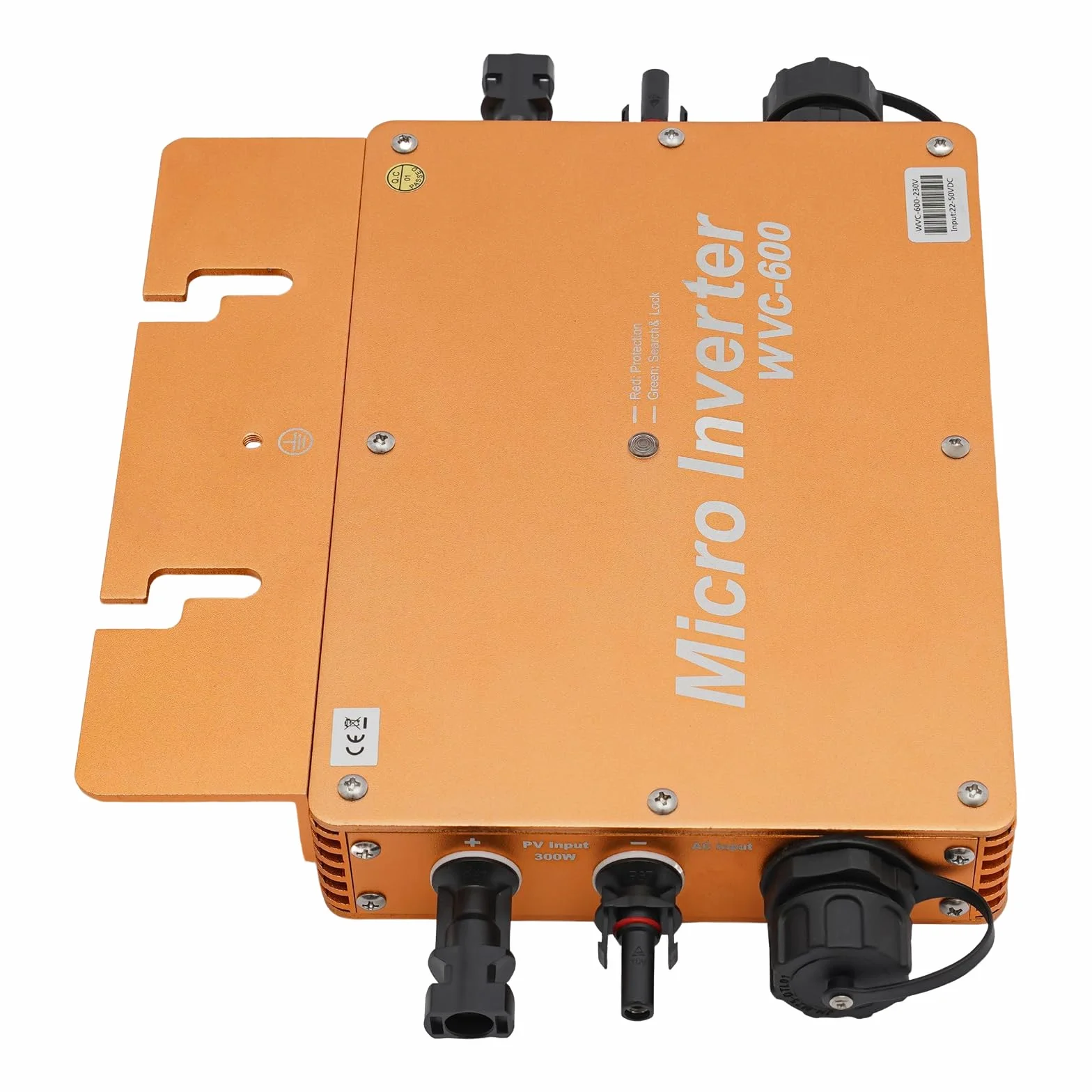 WVC-600 W falownik mikro-słoneczny MPPT przetwornica napięcia, wodoszczelność IP65, Solar Power Grid Tie Micro falownik do systemów wytwarzania prądu (nie jest to funkcja komunikacji)