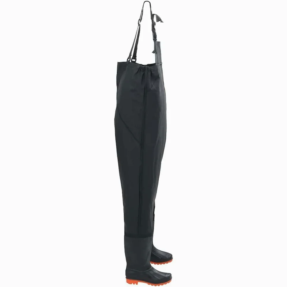 Wodery z kozakami z poliestru powlekanego PCW, rozmiar 38, wodoodporne 0, regulowane ramiączka, kamuflaż, unisex, do wędkowania, polowania, rolnictwa i ochrony na świeżym powietrzu