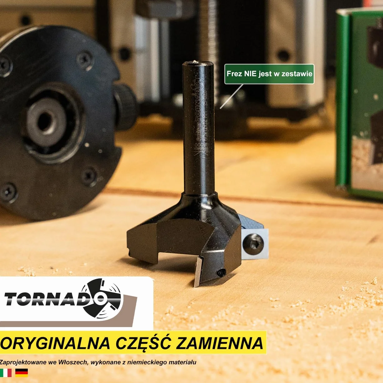 Fraiser Płytki obrotowe z twardego metalu (HM/Widia) do frezarki czołowej Tornado – 10 sztuk (12 x 12 mm)