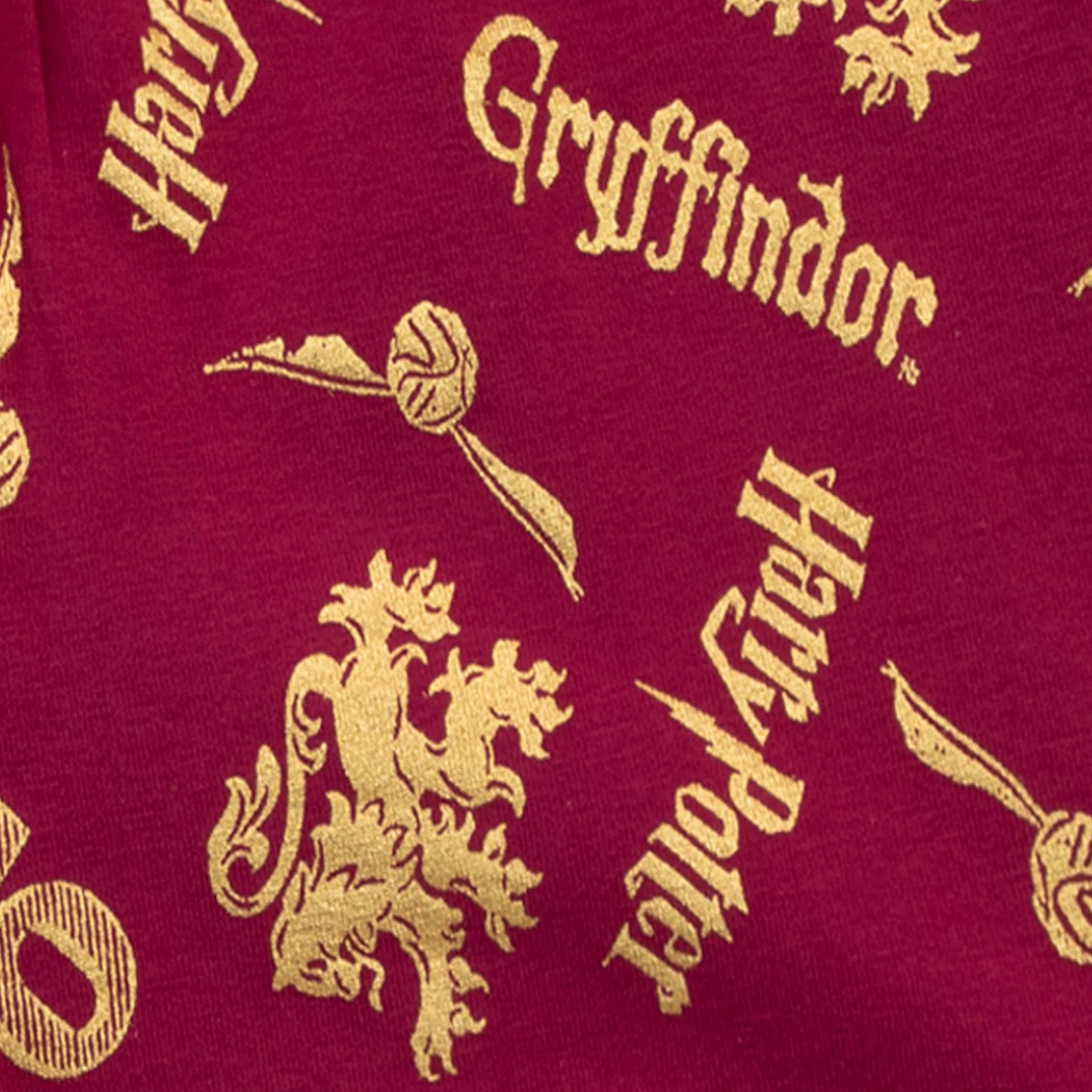 Harry Potter Dziewczęca krótka piżama Gryffindor