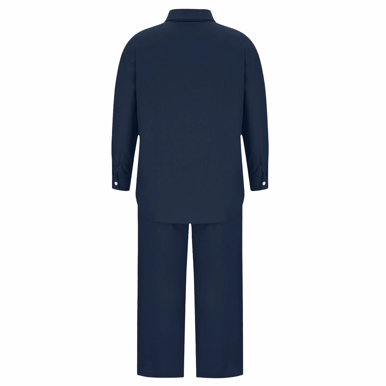Damska koszula plus size 22 lniane co-Ord UK - letnia koszula z długim rękawem i spodnie z szerokimi nogawkami, damski 2-częściowy strój na plażę, wakacje, wyjścia, dresy wypoczynkowe