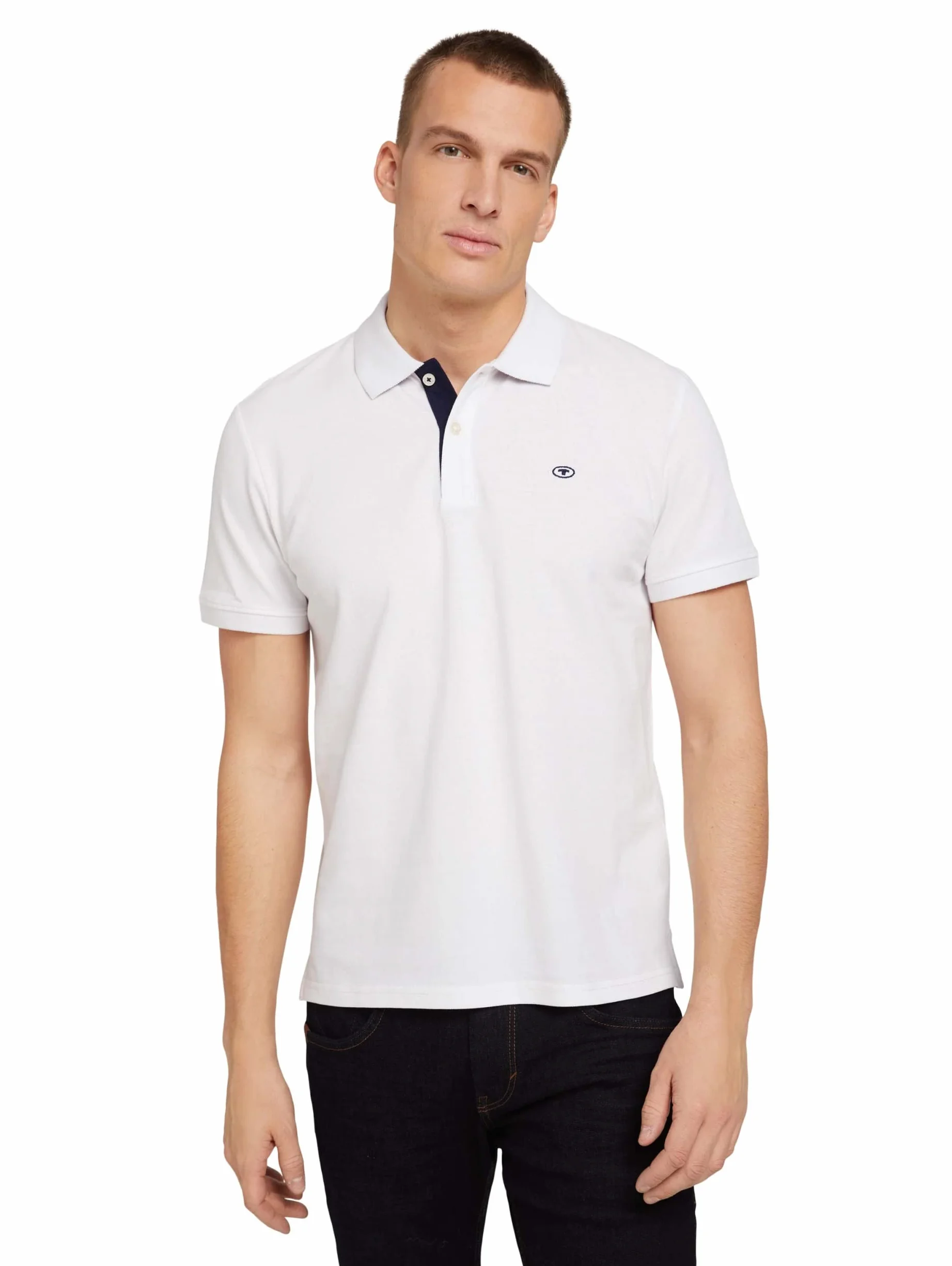 TOM TAILOR Męskie Koszulka polo Basic Piqué