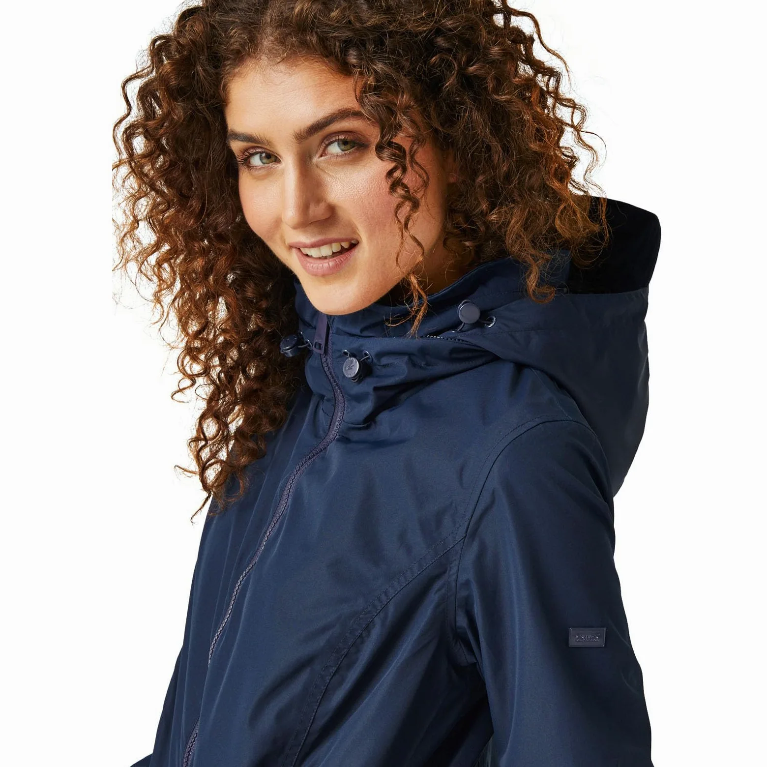Regatta Regatta Damski płaszcz przeciwdeszczowy z kapturem Navassa na całej długości Kobiety Regatta Women's Navassa Waterproof Jacket