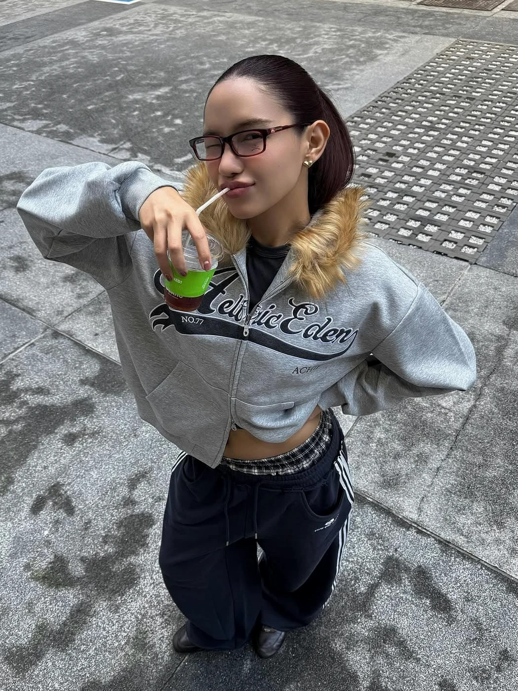 Aelfric Eden Damska bluza z kapturem ze sztucznego futra, męska kurtka z kapturem z zamkiem błyskawicznym, streetwear, bluza z kapturem, styl vintage, kurtka