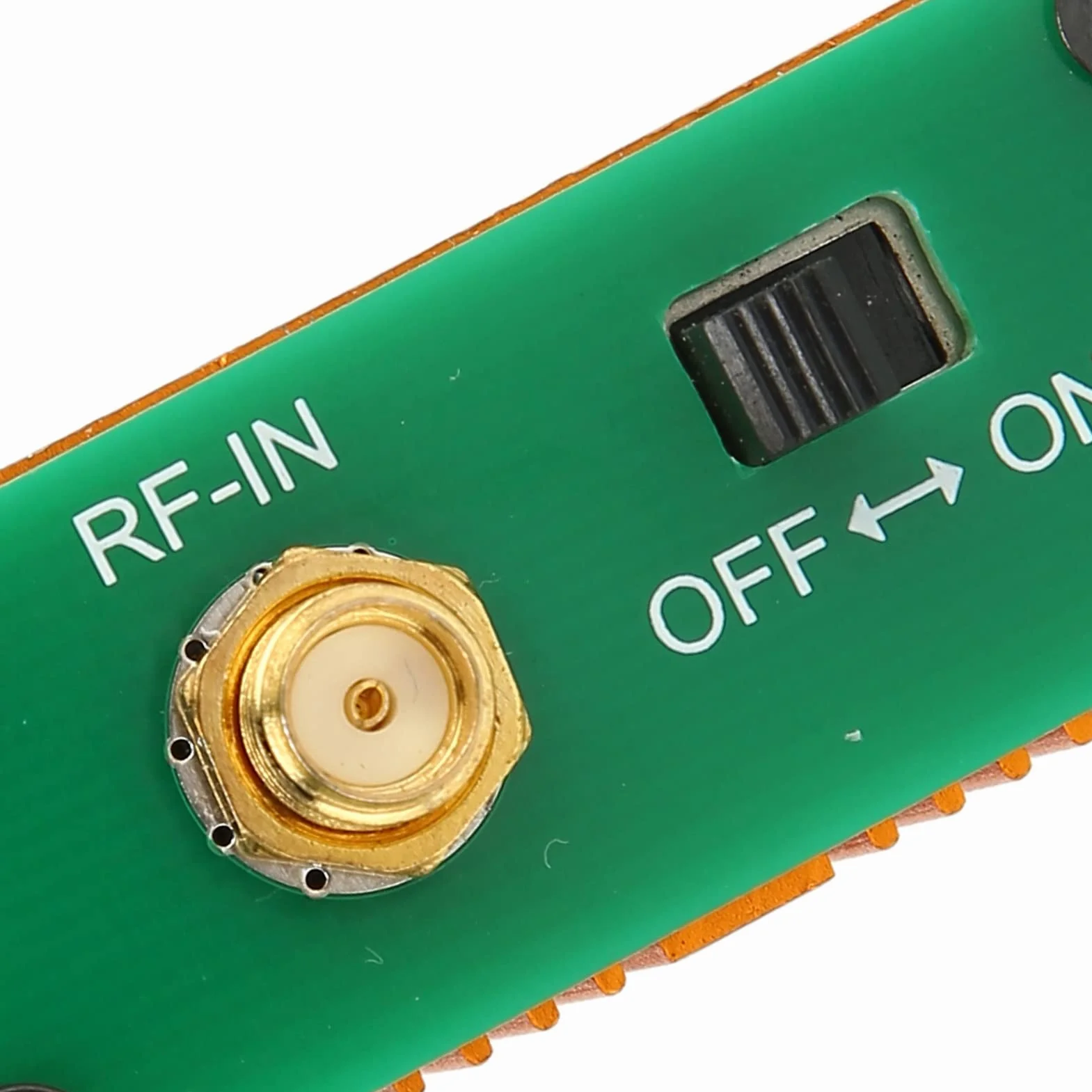 Niski poziom szumów 0,1 MHz 6 GHz, wzmacniacz LNA 20 dB z wysokim wzmocnieniem do krótkofalowych radia FM HF, moduł przedwzmacniacza mocy, gniazdo SMA (dostarczany bez baterii)