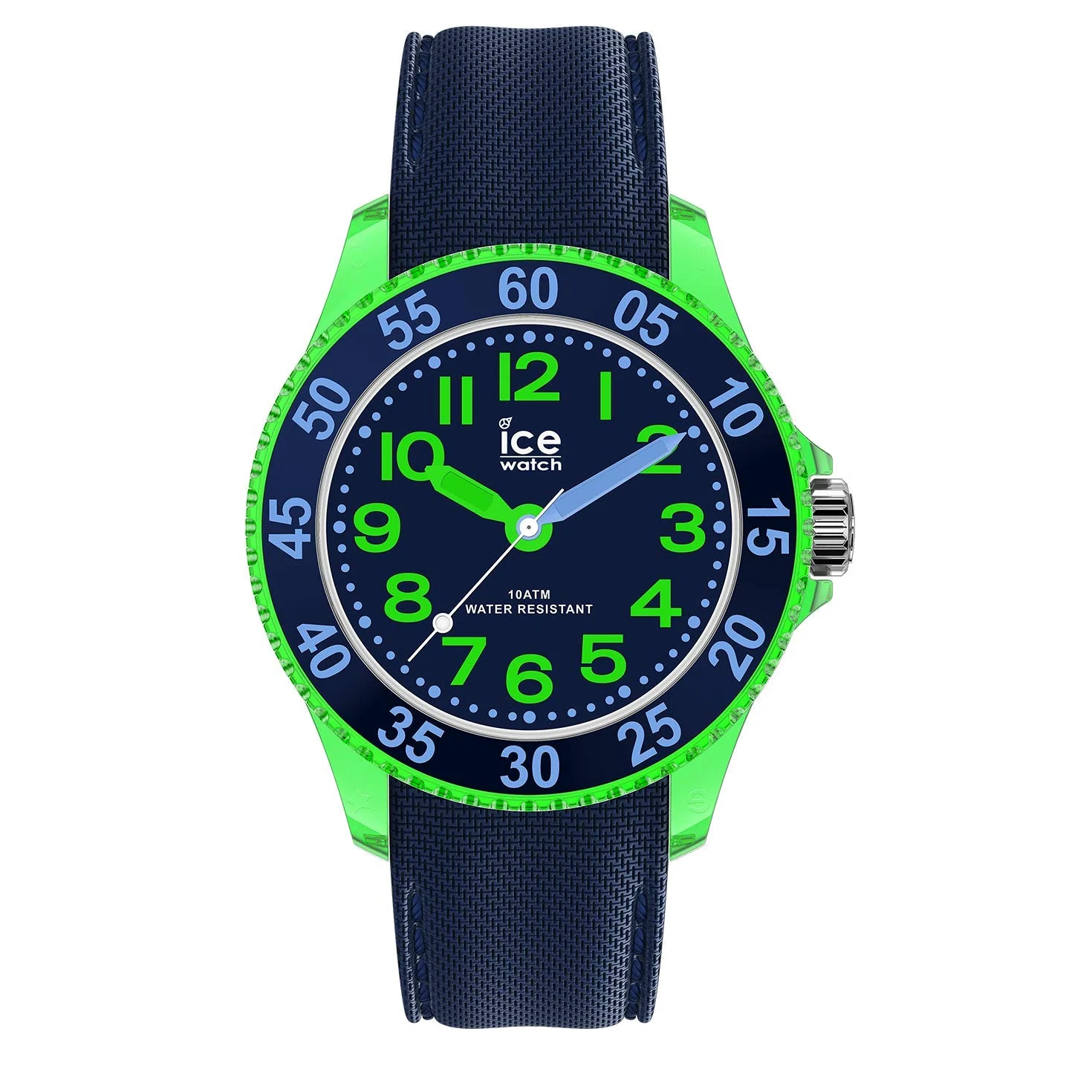 Ice-Watch - ICE cartoon Dino - Niebieski zegarek chłopięcy z silikonowym paskiem - 018931 (Extra Small)