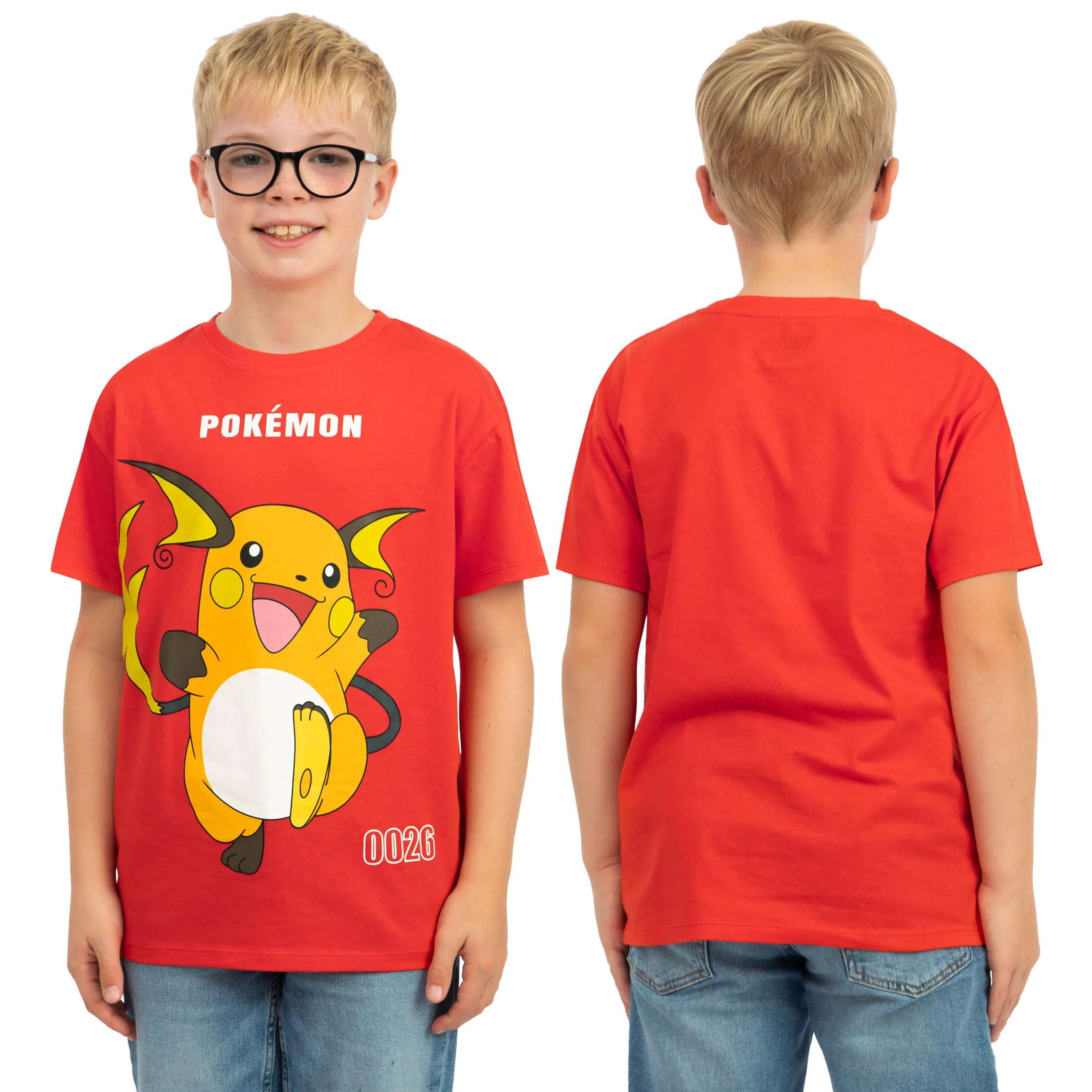 Pokémon Zestaw 3 T-Shirtów, T-shirty Dla Chłopców, Koszulka Pikachu Chłopca, Ubrania Dzieci