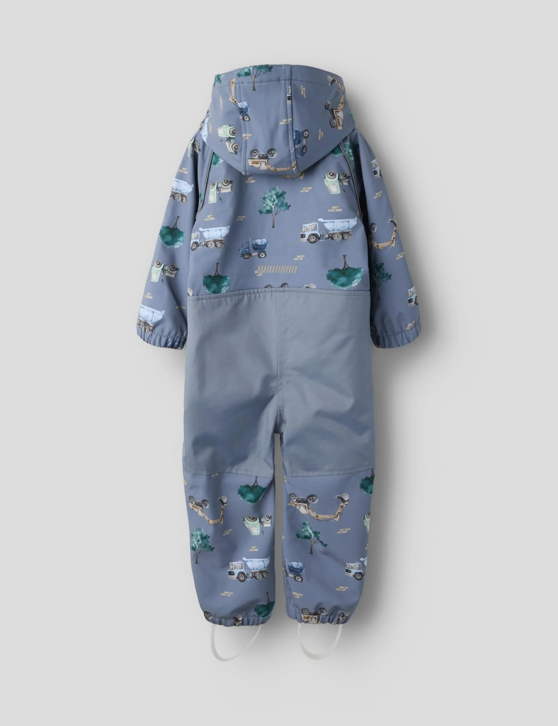 Nmmalfa08 Softshell Suit AOP 1Fo Noos, flint stone, 104