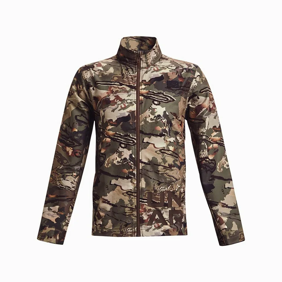 Under Armour Męska kurtka graficzna Hardwoods, ua forest kamuflaż na wszystkie pory roku (994)/czarny, XXL