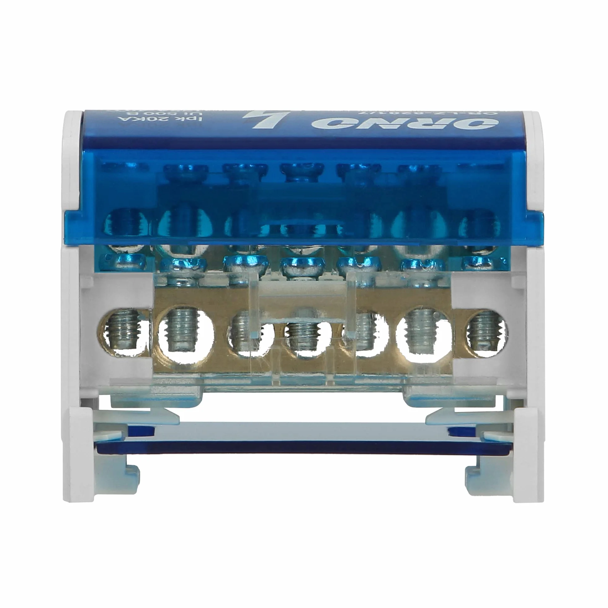 Orno LZ-8201 Blok rozdzielczy 80-500 A do szyny DIN lub tablicy elektrycznej z zaciskami wyjściowymi i wejściowymi (7 przewodów)