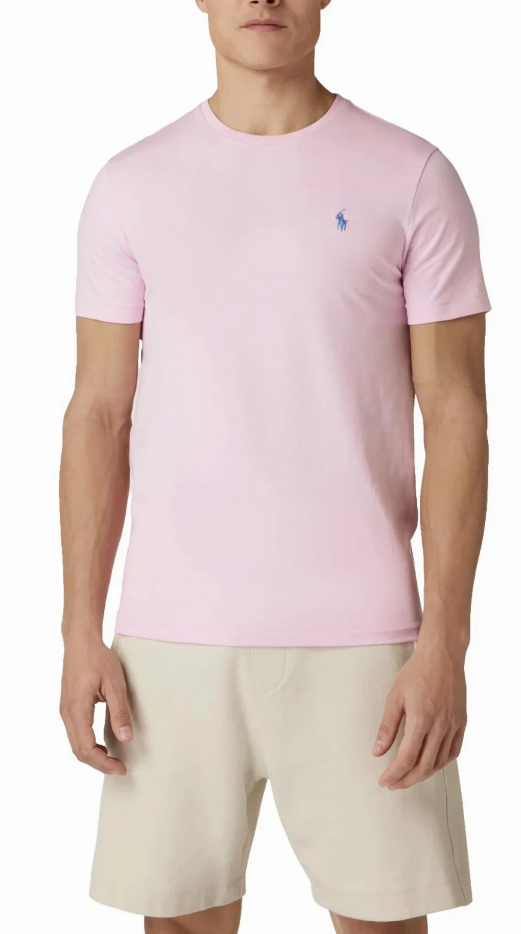 Polo Ralph Lauren Logo Cotton T-Shirt Soft Shirt Custom Slim Fit Tee Pony Basic