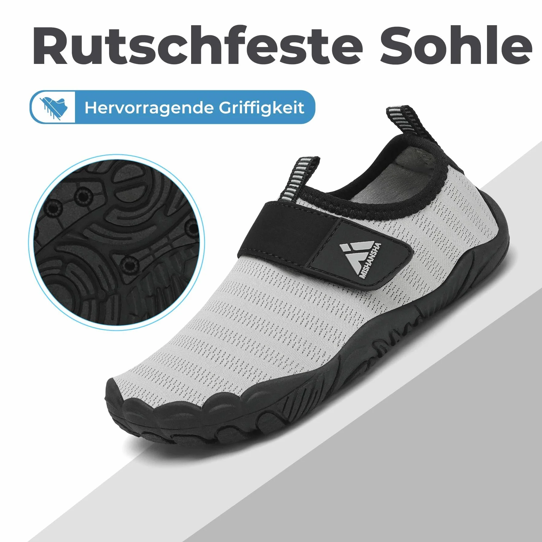 Mishansha Buty do wody, szybkoschnące, chłopięce, antypoślizgowe, do nurkowania, na plażę, do surfingu, rozmiar 24-35 EU
