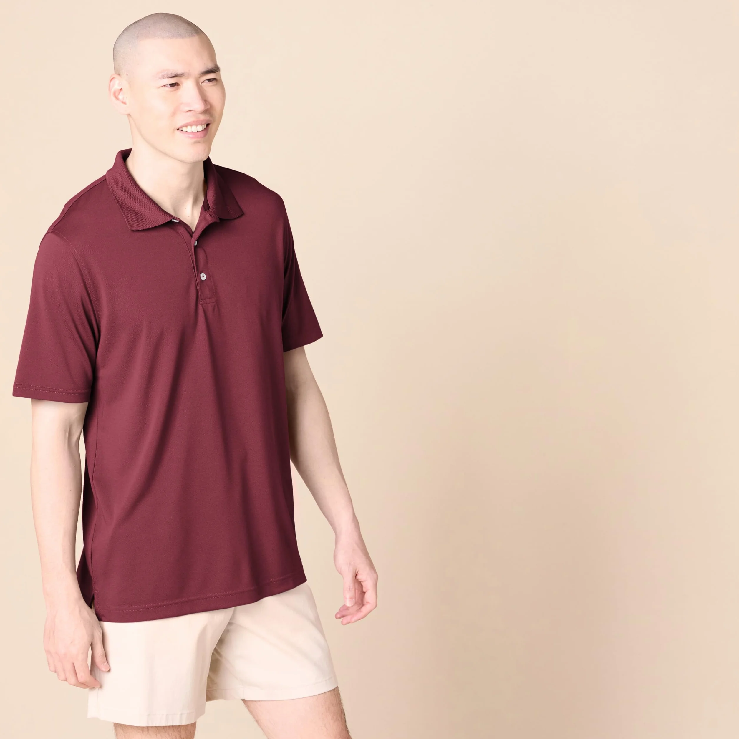 Amazon Essentials Men's Szybkoschnąca koszulka polo do golfa regular fit