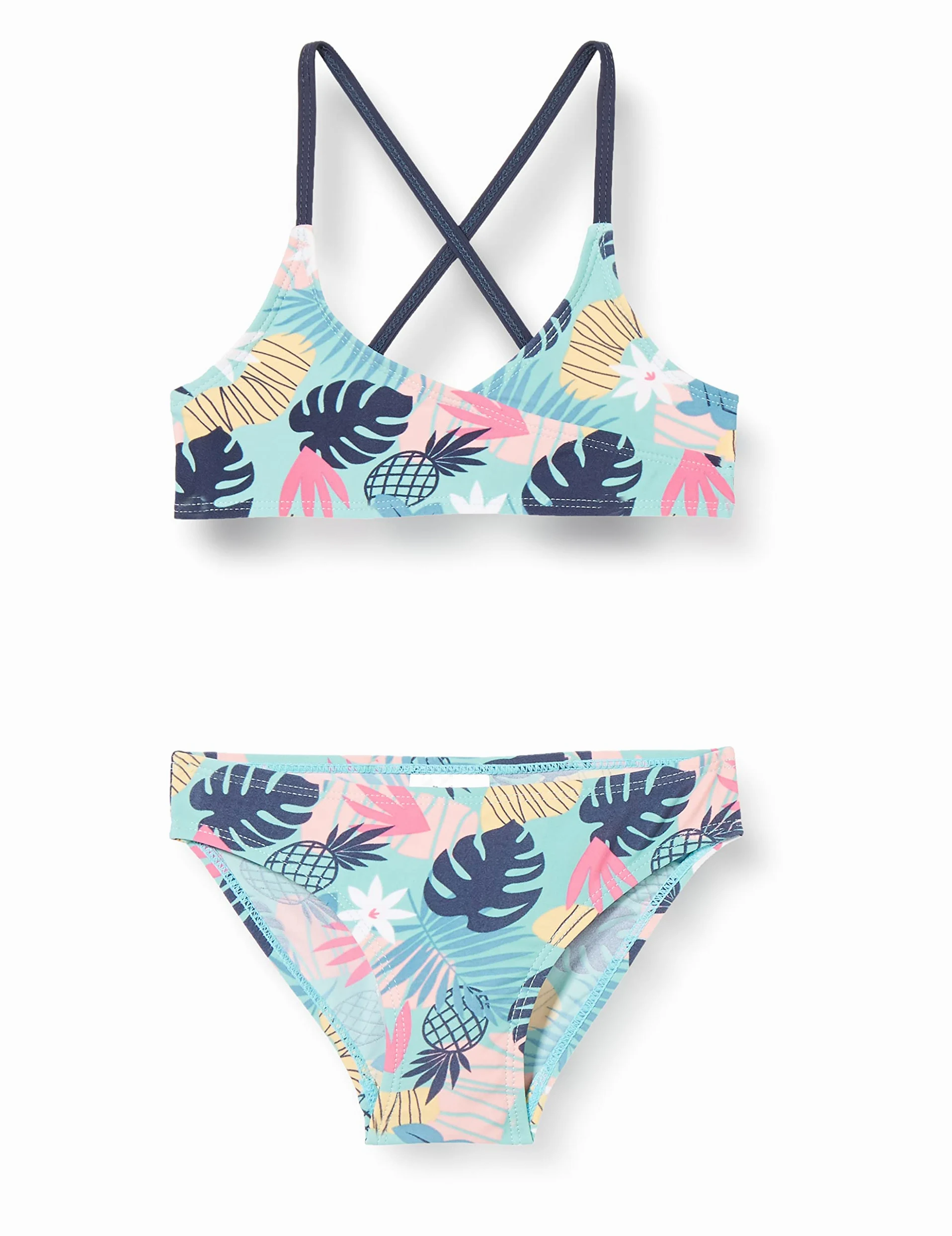 Playshoes Bikini Bikini Dziewczynki,Kwiaty benzyny,146-152