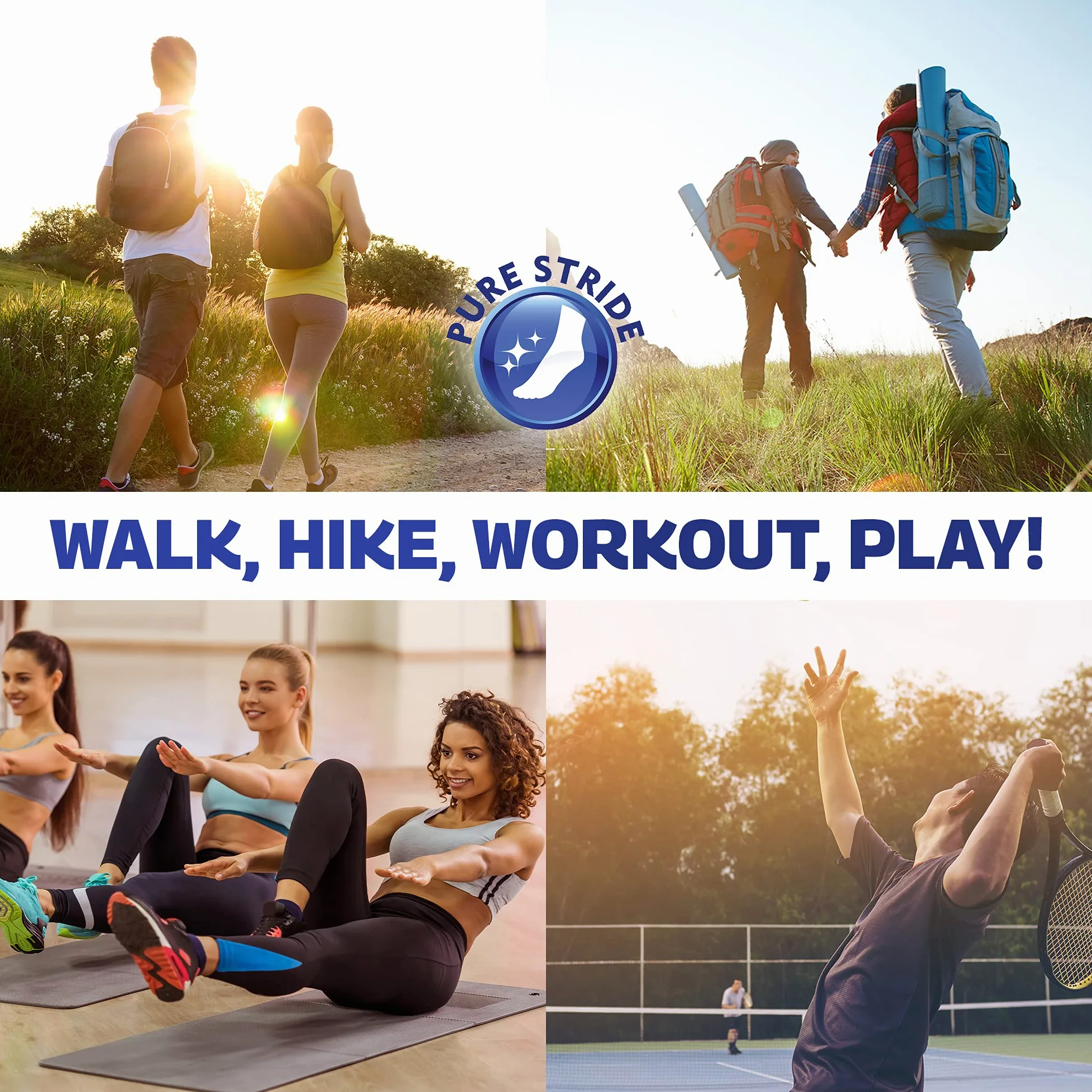 Pure Stride Wkładka ortopedyczna 1 para, męska 40-41 EU