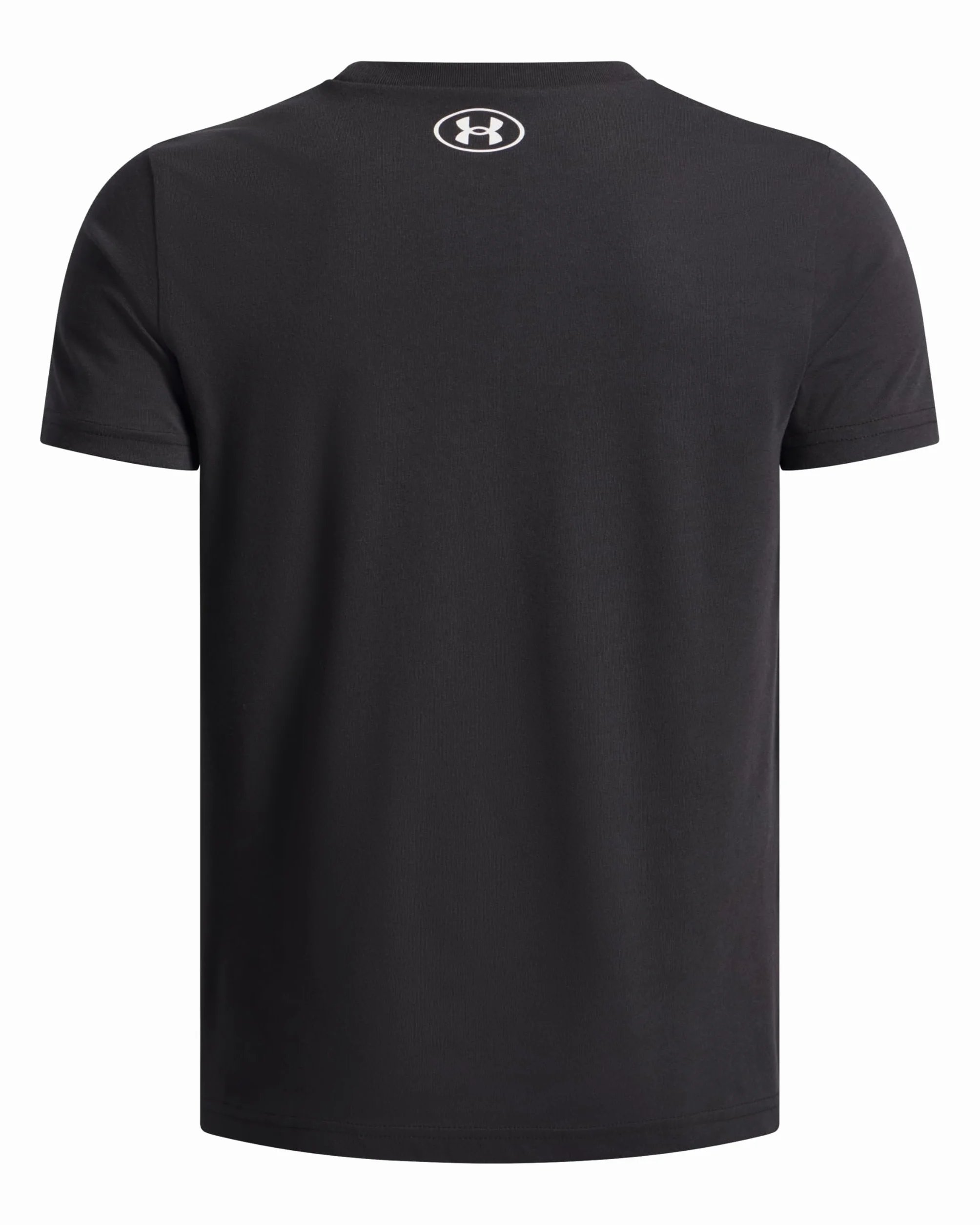 Under Armour Chłopięca koszulka UA Overlay WM SS, czarny/biały, 160-170